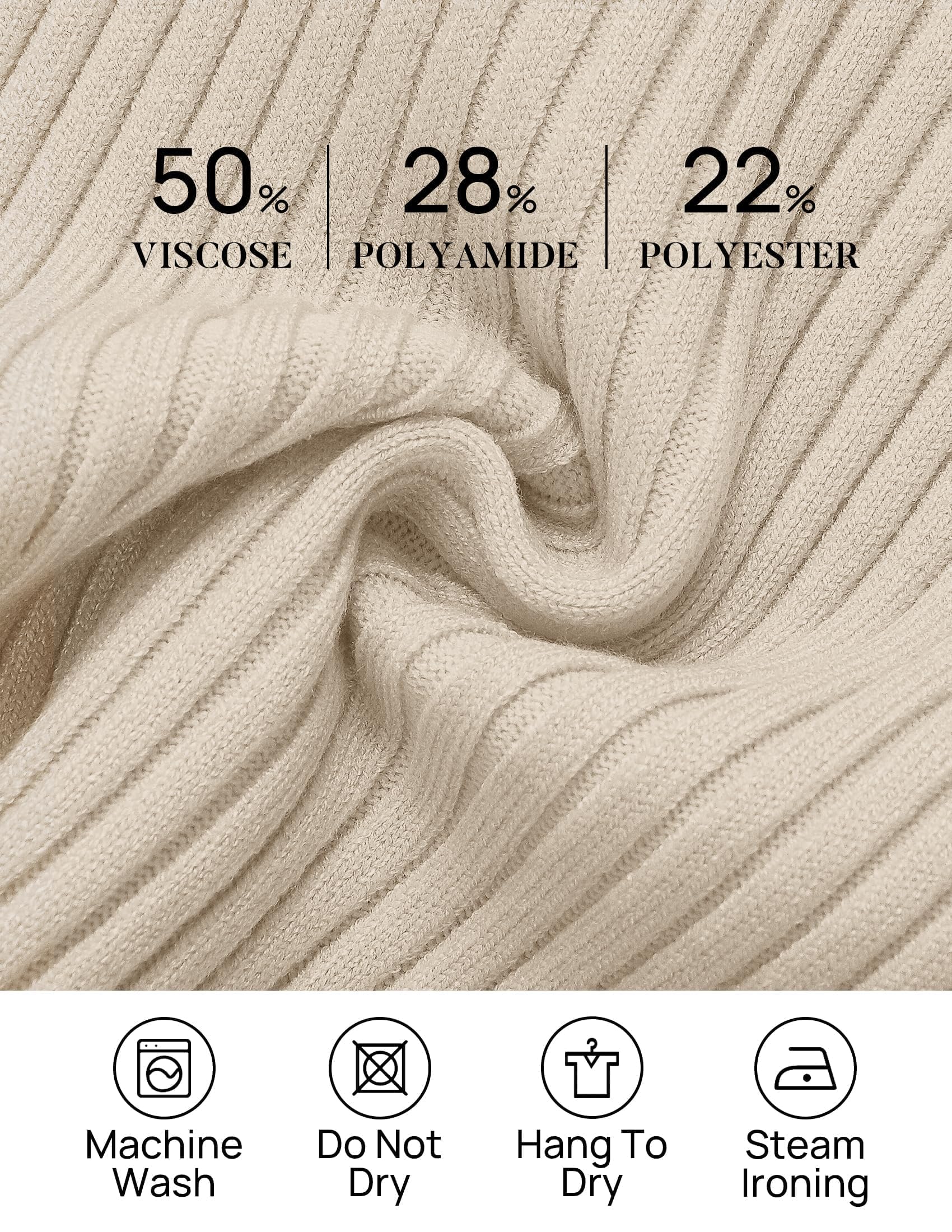 ZESICA Women's Long Sleeve Crewneck Shirts 2026 Spring Ribbed Knit Sweater Slim Fitted Casual Basic Tee Tops