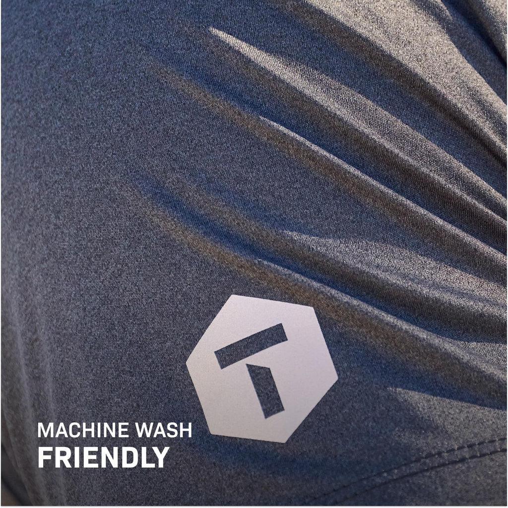 TRUEWERK Men's UPF 50+ Sun Protection Shirt - B1 Short Sleeve Work Tee, Moisture Wicking, Lightweight