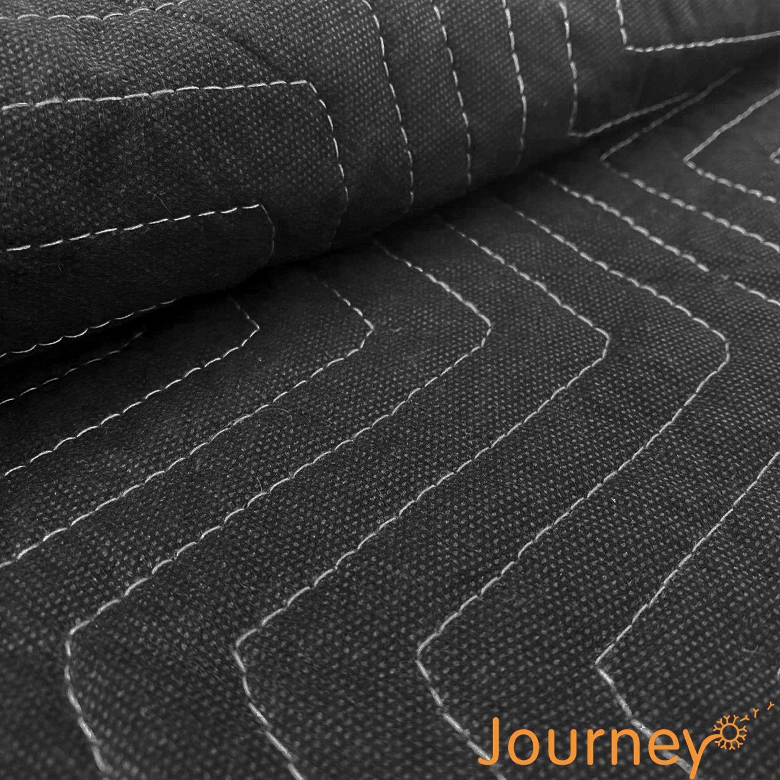 Moving Blankets 72"x80", (45 lb/dz Weight), Heavy Duty Moving Blanket, Deluxe Quality Padded Packing Blankets for Furniture Shipping and Storage, Black (1 Blanket)