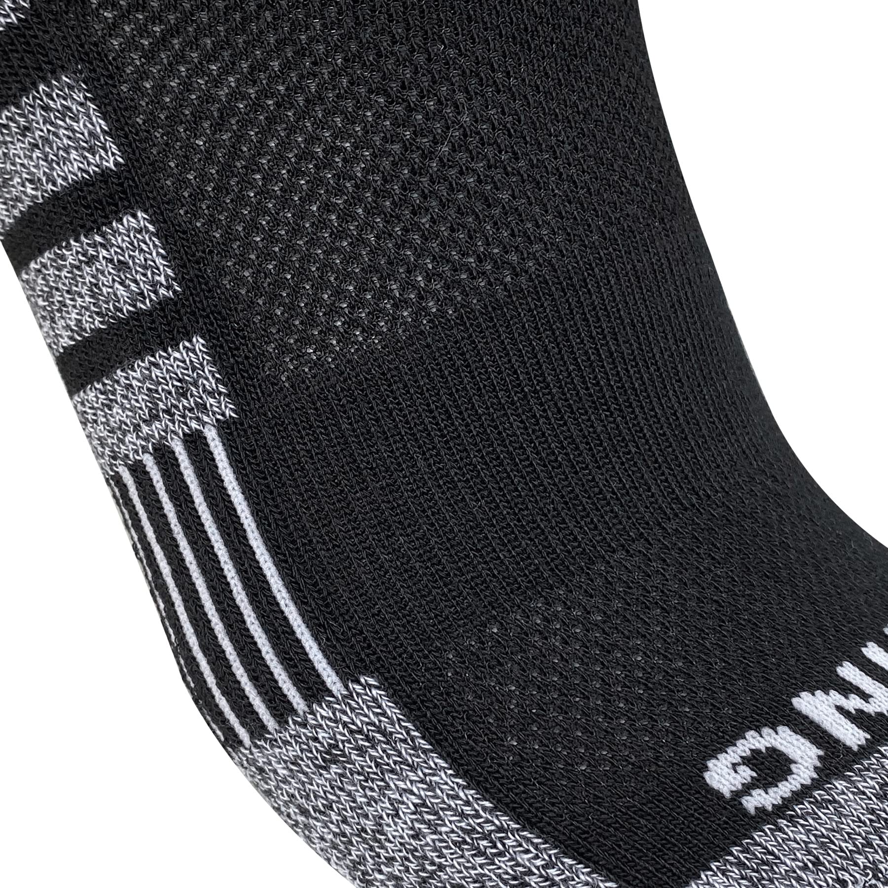 BERING Kids' Athletic Cushion Ankle Socks 6 Pairs Low Cut Heel Tab for Youth Big Boys Girls