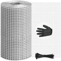 4in x 20ft Hardware Cloth Hot-Dip Galvanized Welded Chicken Wire Fencing - Heavy Duty 1/4inch 19 Gauge Wire Mesh for Garden, Chicken Coop, Rabbit Cage, Rodent & Predator Protection