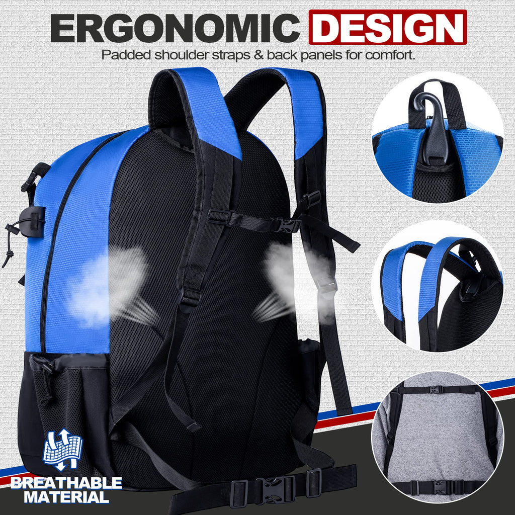 GoHimal Lacrosse Bag Extra Large Lacrosse Backpack with Tow Stick Holder