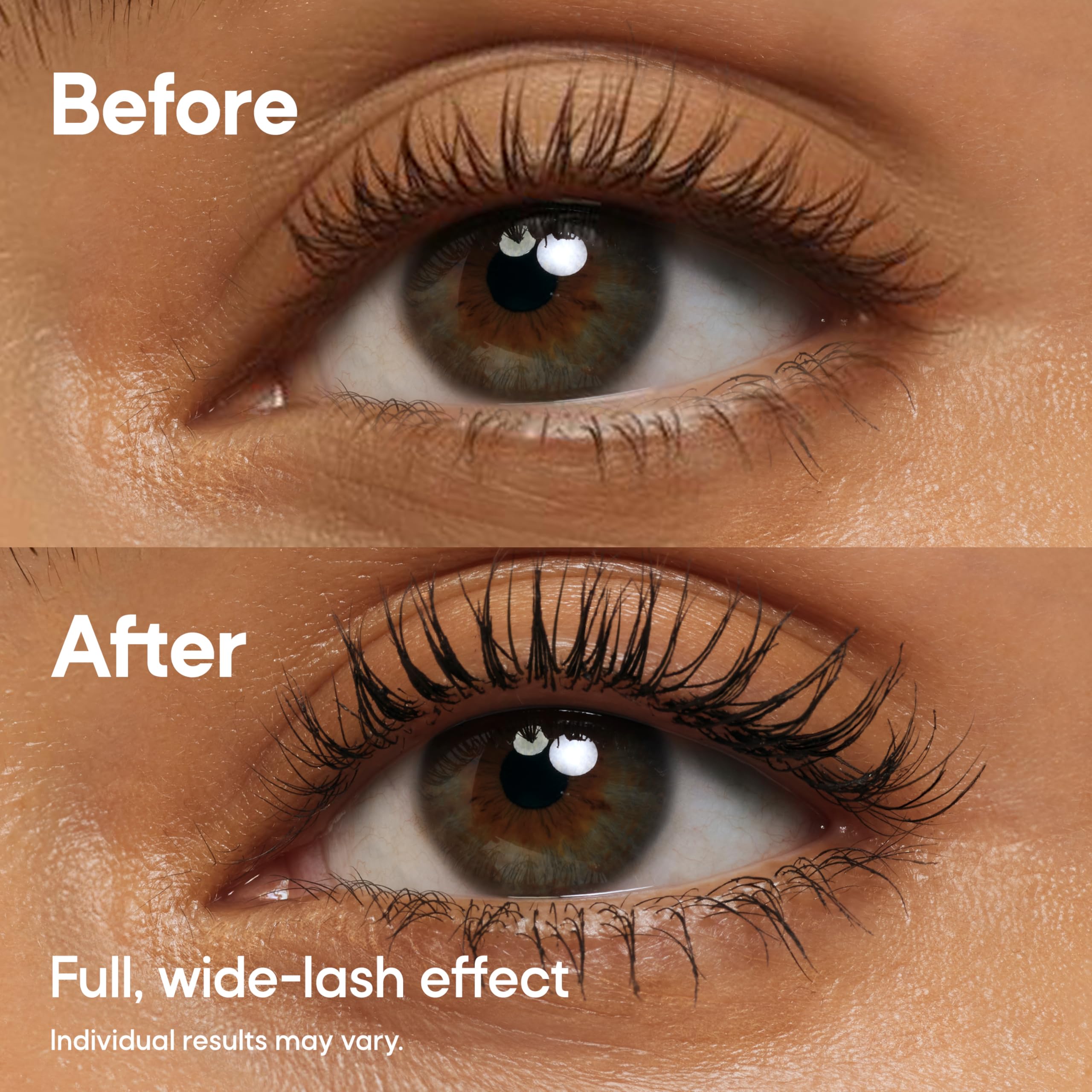 Almay Thickening & Tint Mascara, Nourishing Mascara, Hypoallergenic, 401 Blackest Black