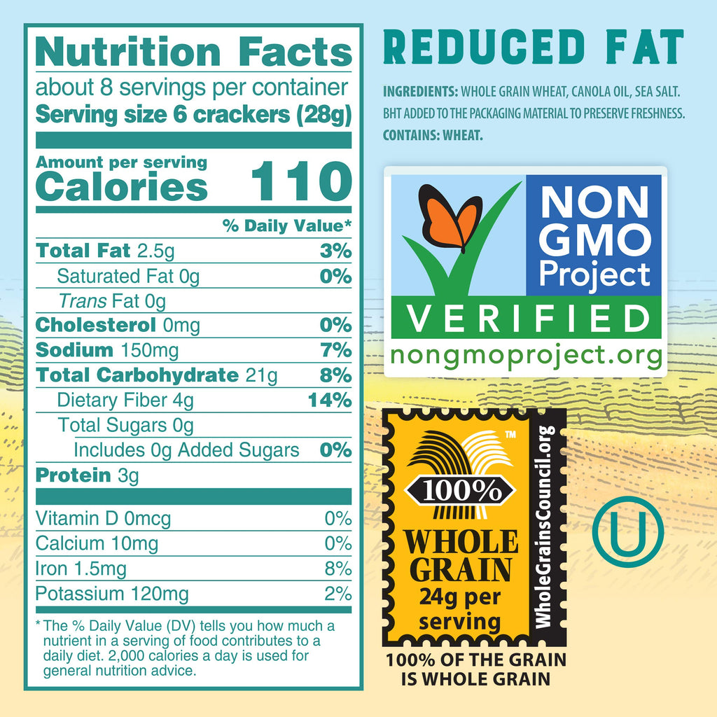 Triscuit Reduced Fat Whole Grain Wheat Crackers, 7.5 oz