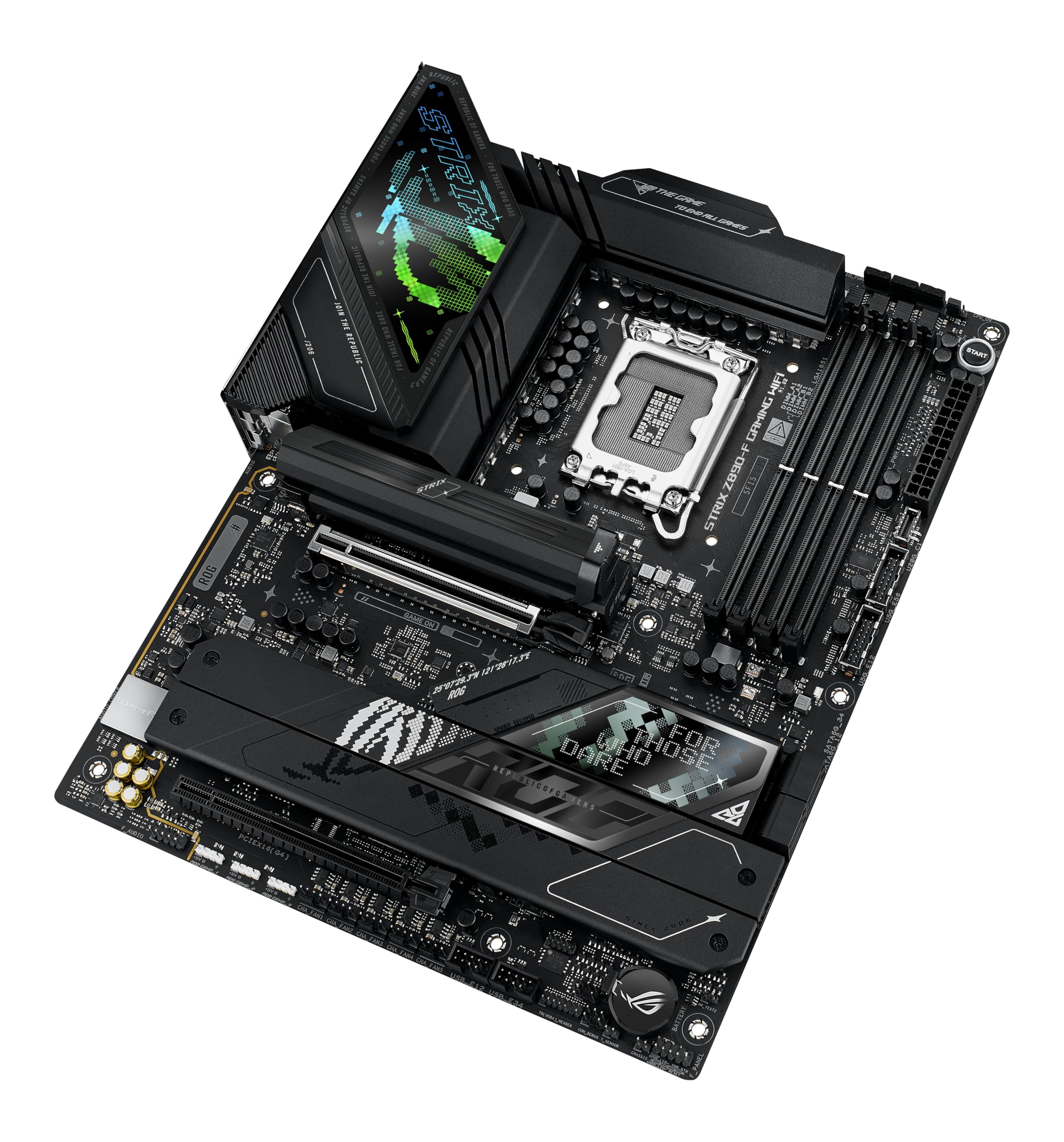 ASUS ROG Strix Z790-E Gaming WiFi 6E LGA 1700(Intel 14th,13th&12th Gen) ATX gaming motherboard(PCIe 5.0, DDR5,18+1 power stages,2.5 Gb LAN,Thunderbolt 4,5xM.2, 1xPCIe 5.0 M.2,Front panel USB 3.2 port)