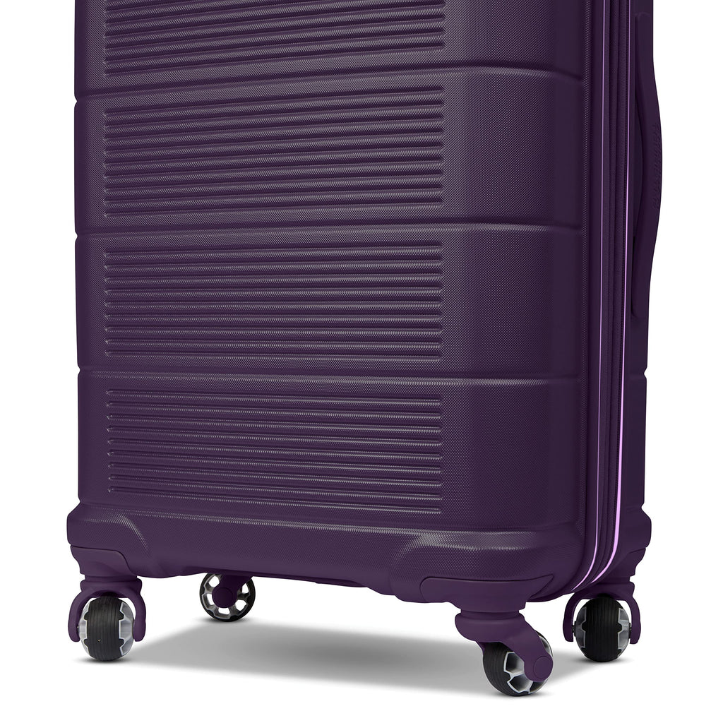 American Tourister Stratum 2.0 Expandable Hardside Luggage with Spinner Wheels, 2-Piece Set 20/28, Blue