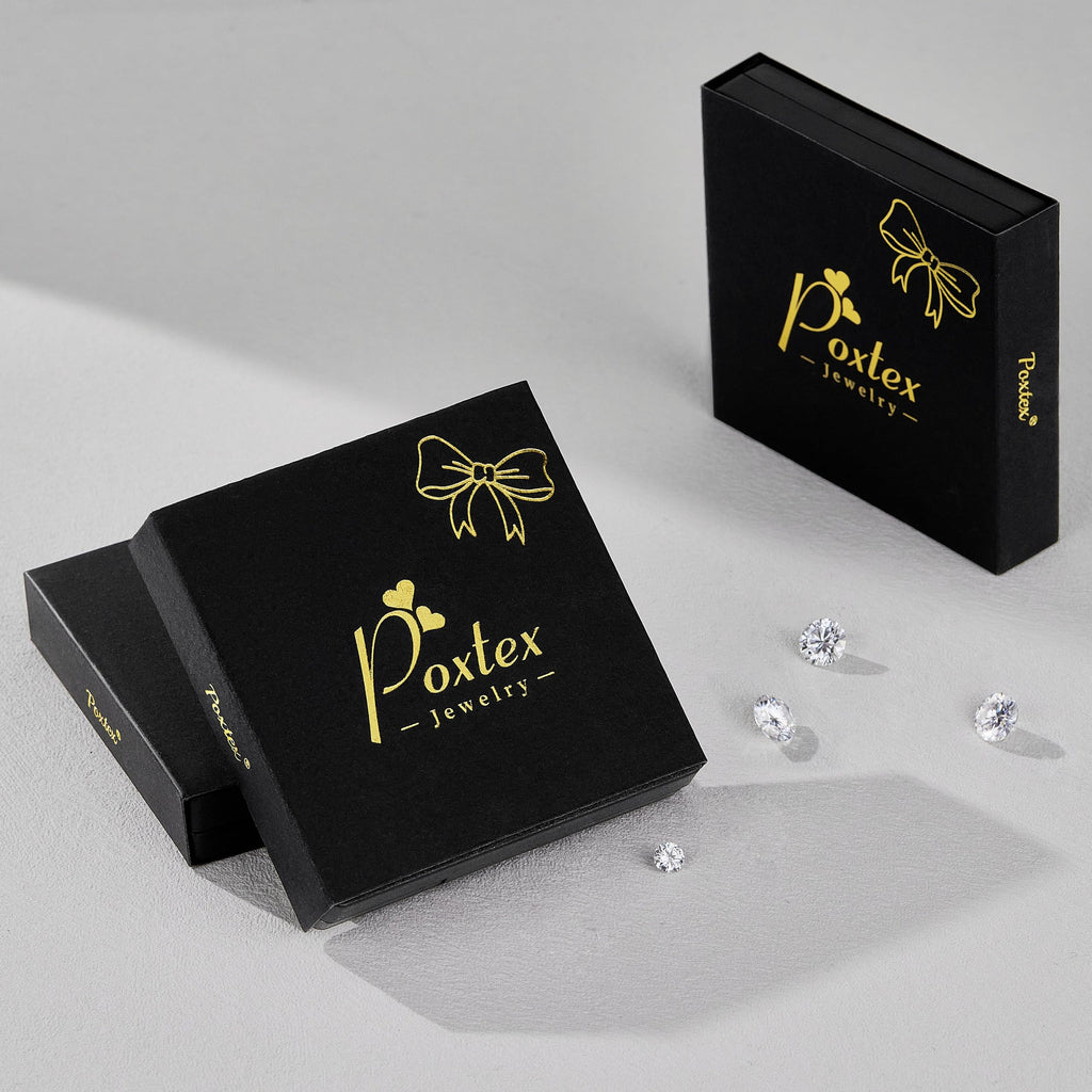 3 Pairs Dainty Small Earrings Set for Women Trendy, Birthstone Stud Huggie Hoop Jacket Stack for Cartilage Helix, Gold Plated Hypoallergenic Cute Women Fashion Accessories Western Jewelry Gifts