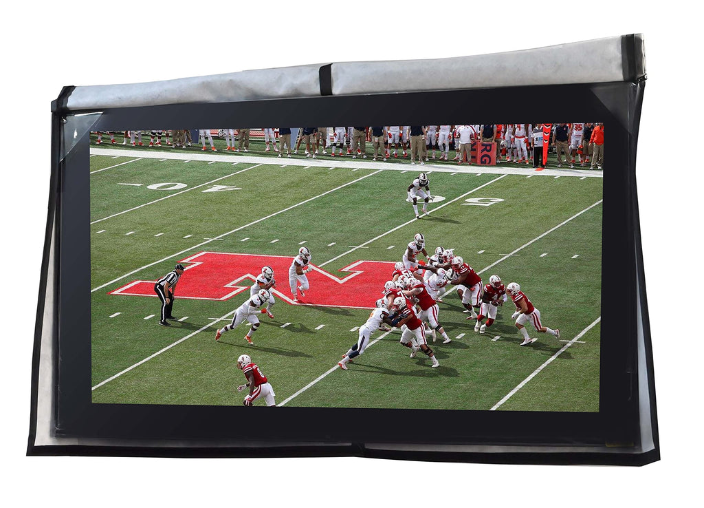 Outdoor 22”-24“-26" TV Set Cover,Scratch Resistant Liner Protect LED Screen Best-Compatible with Standard Mounts and Stands (Beige)