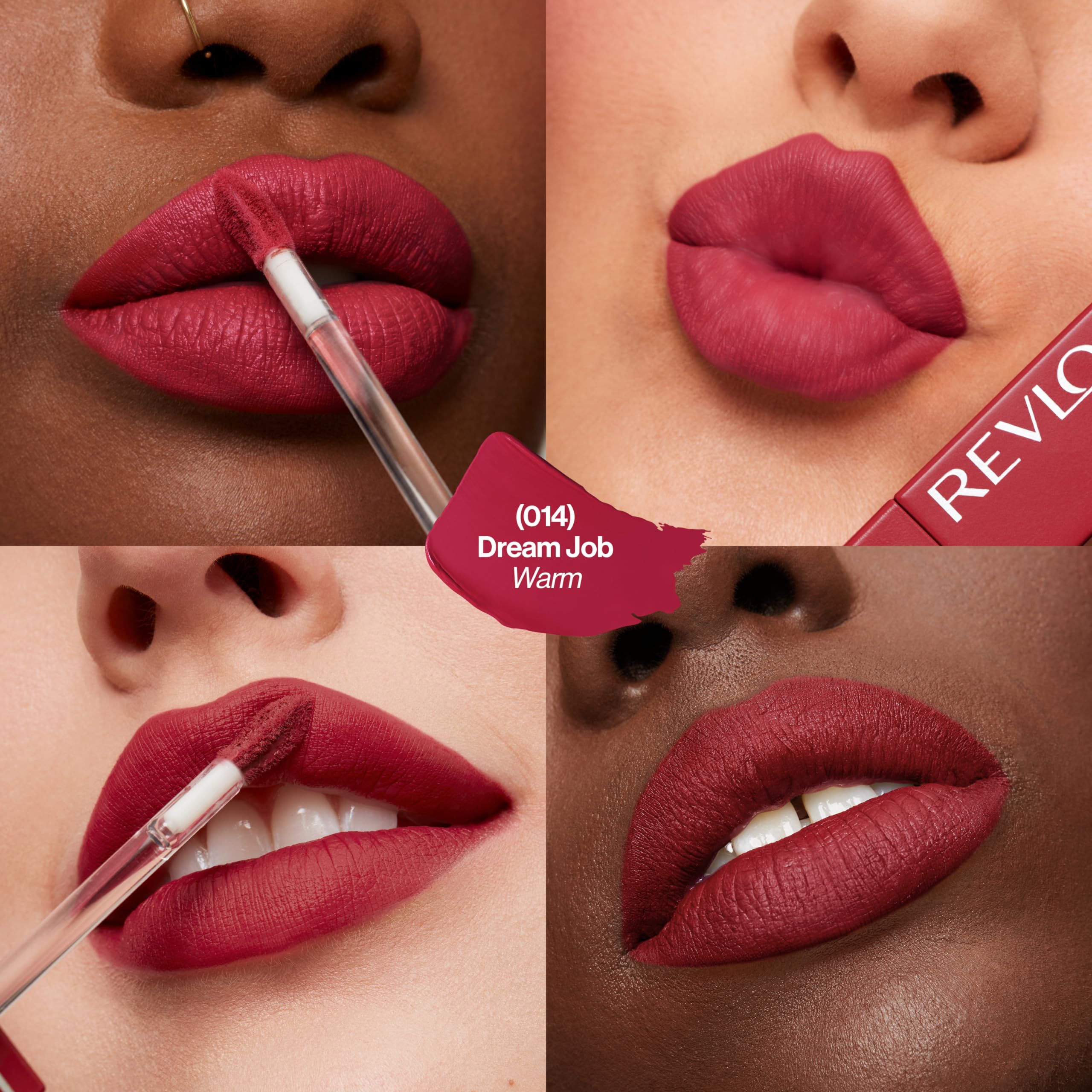 Revlon ColorStay Limitless Matte Liquid Lipstick, Vegan Formula, No-Budge, Longwear Lip Color, Long Lasting, Lightweight/Comfortable, Waterproof, 001 Beauty Sleep, 0.17 fl oz