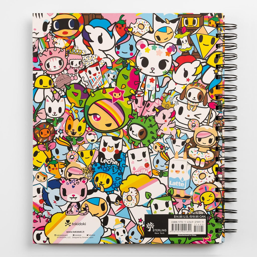 tokidoki Sketchbook with Spiral Hardcover Blank Sketch Book, 9 x 11-Inches
