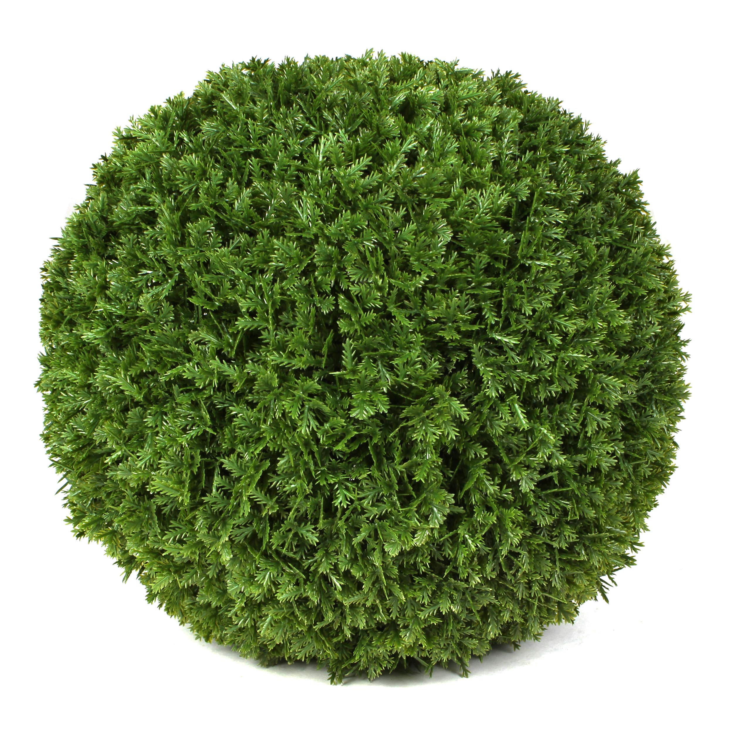 3rd Street Inn XL Baby's Breath Topiary Ball - Artificial Plant Set - Indoor/Outdoor Wedding Party Decor - Faux Foliage Garden Sphere - Tree and Bush Substitute (19")