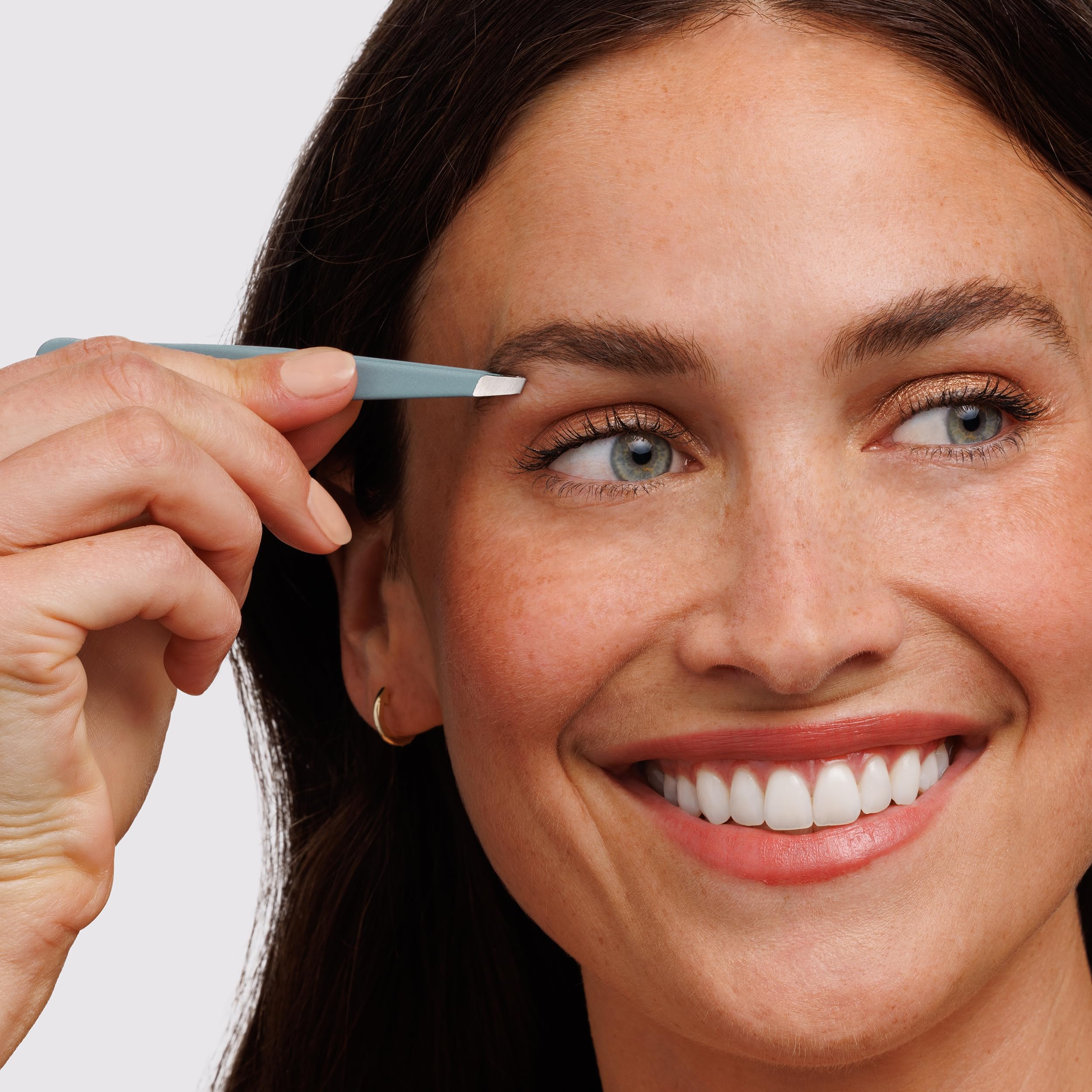 Tweezerman Exclusive 40th Birthday Slant Tweezer - Hair Removal Tweezers, Stainless Steel