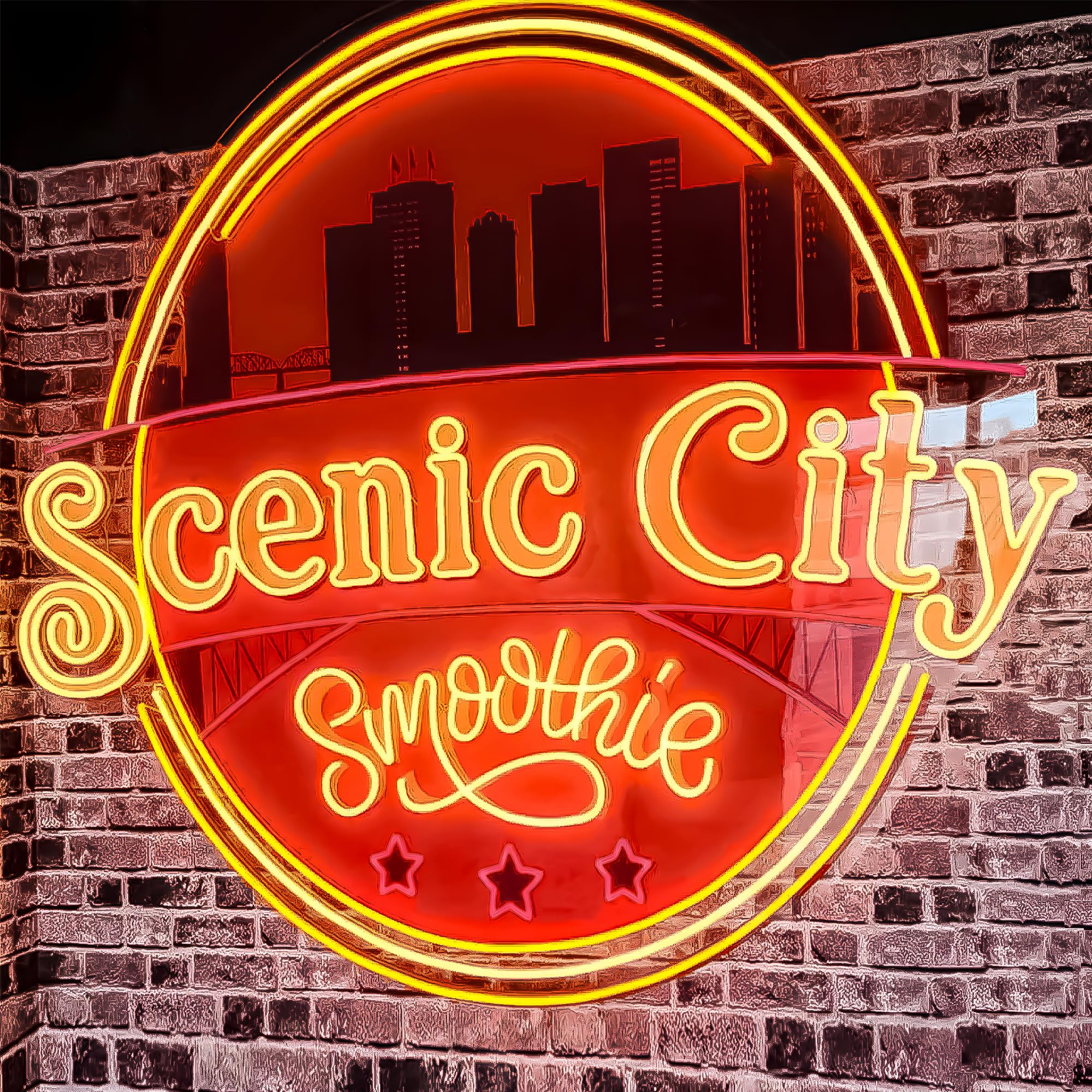 CIONAOR Custom Neon Sign, Personalized UV Printed LED Backlit Illuminated Sign Customizable for Business LoGo, Salon Beauty Nail Studios Light Up Name Metal Sign, Images Neon Lighting Customized