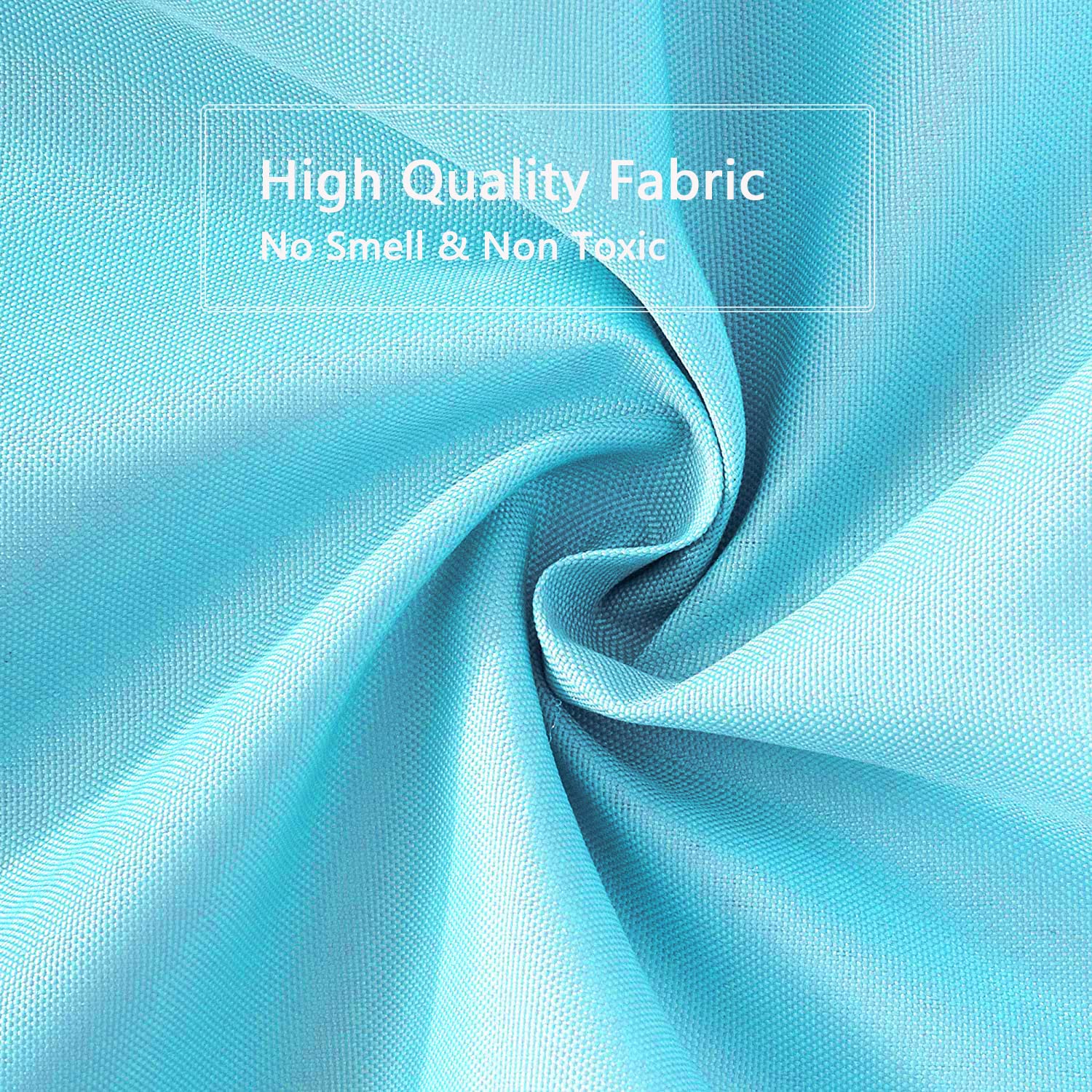 LLSCL Fabric Shower Curtain Liner with Magnets, Waterproof Hotel Quality, 72 x 72 Machine Washable