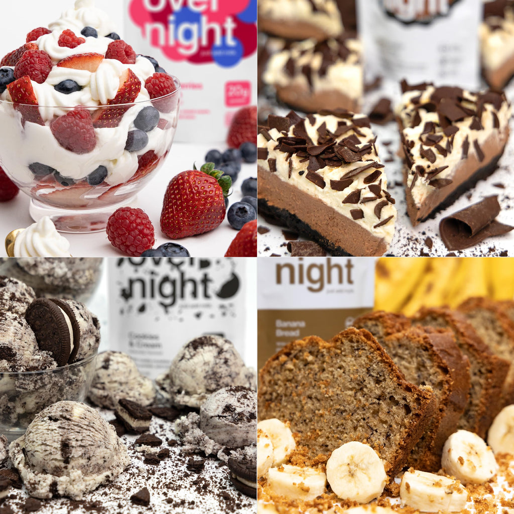 Oats Overnight Ultimate Variety Pack - High Protein, 5g Fiber Breakfast Protein Shake - Gluten Free Oatmeal, Non GMO High Protein Oatmeal - Green Apple Cinnamon, Coconut Cream Pie & More (16 Pack)