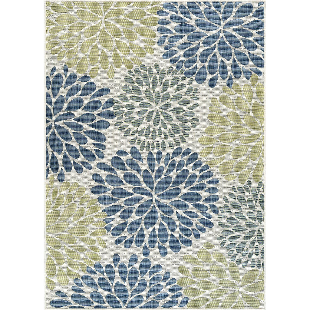 Beverly Rug Outdoor Rug 5x7 Modern Bordered Area Rugs for Indoor and Outdoor Patio Deck Porch Garden Waterproof Weather Sun Resistant Washable Outside Carpet (5 x 7 Beige)