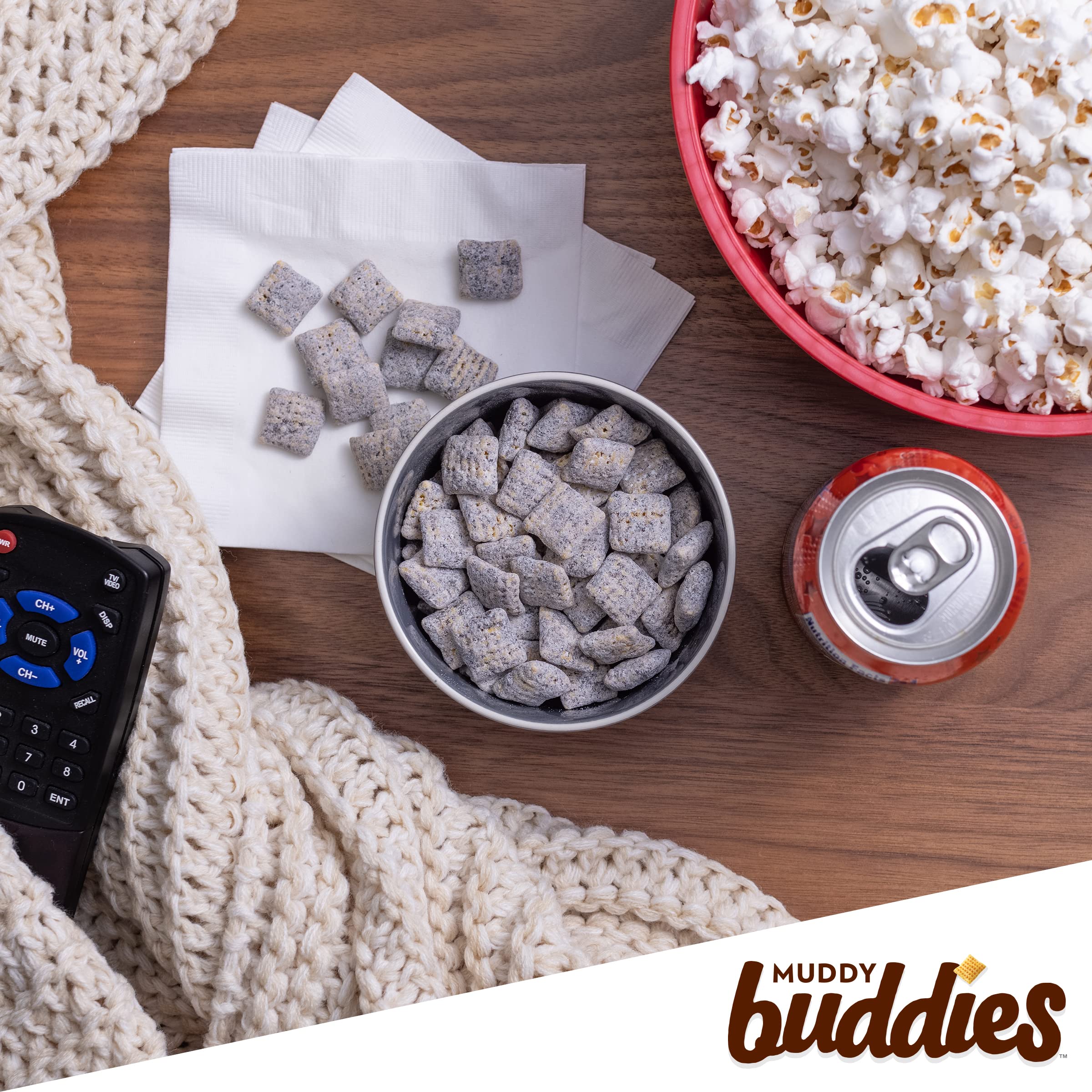 Chex Mix Muddy Buddies, OREO Cookies and Cream Snack Mix, 9 oz