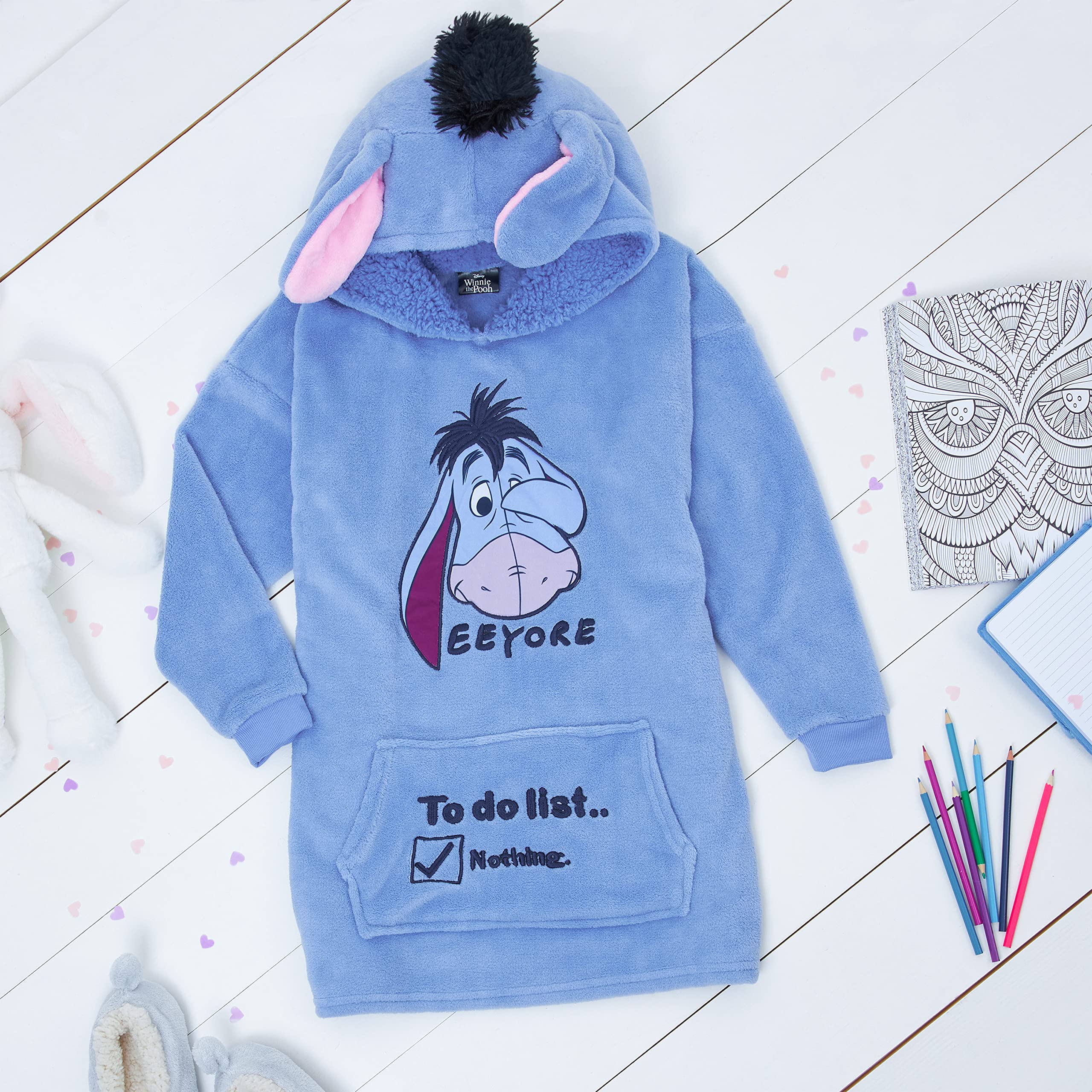 Disney Stitch Blanket Hoodie for Kids Cozy Fleece Wearable Blanket Stitch Gifts