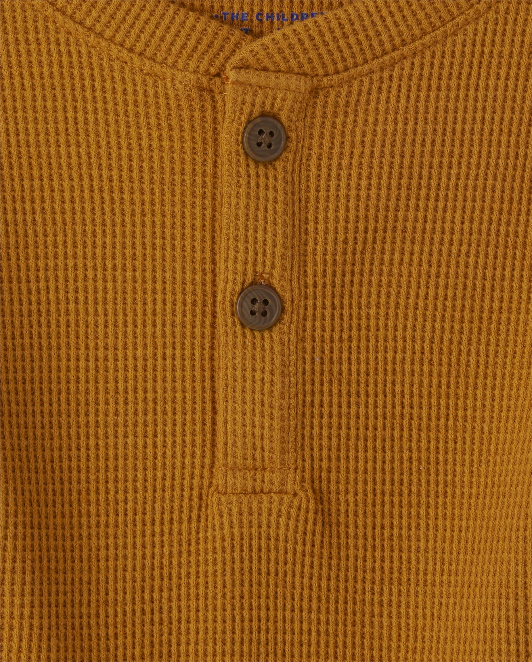 The Children's Place Boys and Toddler Long Sleeve Thermal Henley Shirt
