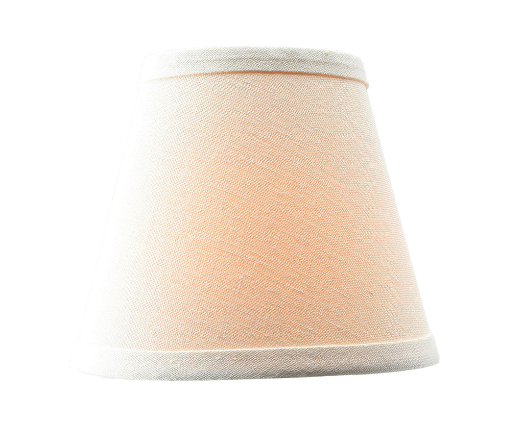 Small Lamp Shade Set of 6 Chandelier Shades 3" X 6" X 5" Burlap Lampshade Clip On Bulb Farmhouse Chandelier Shade