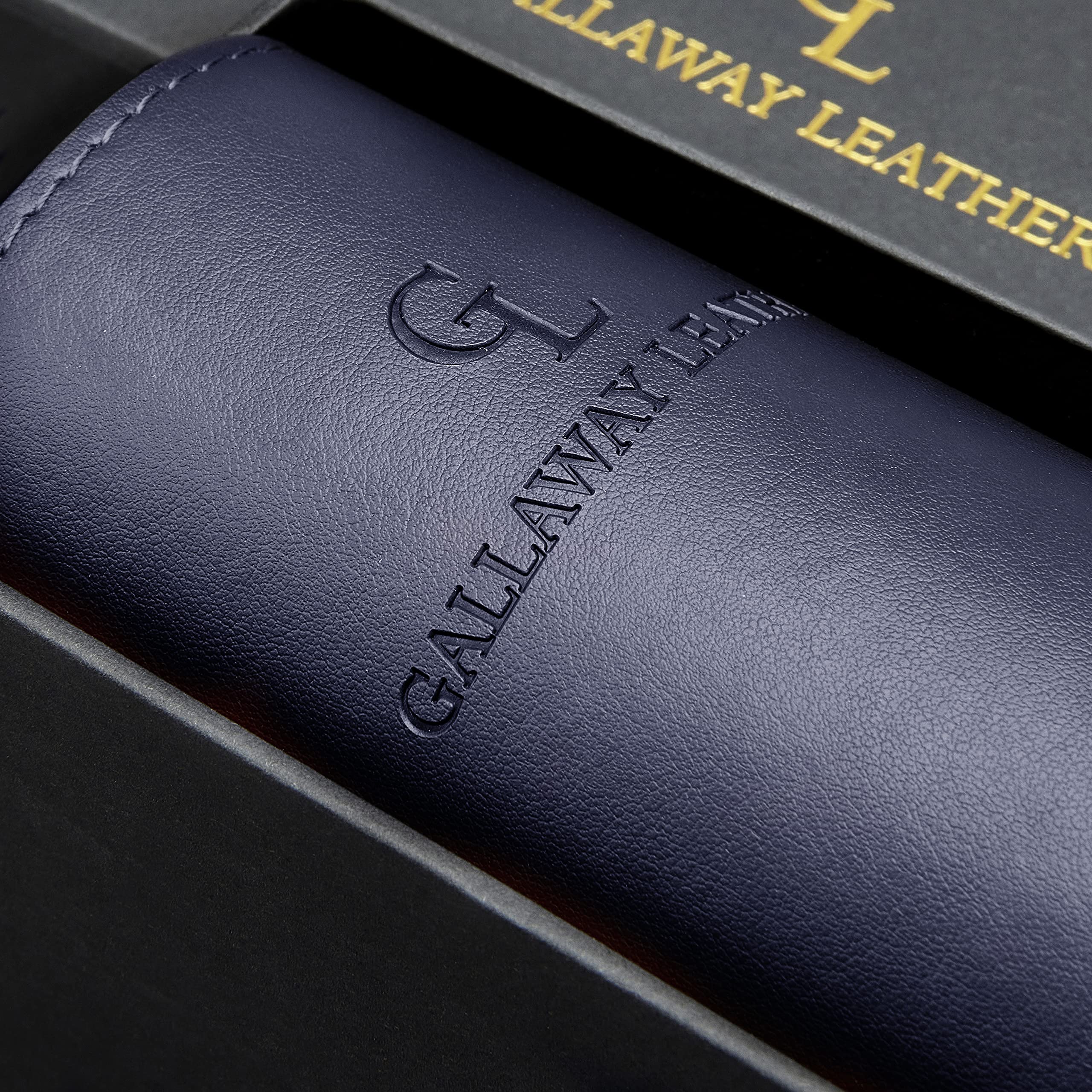 Gallaway Leather Desk Mat,Desk Writing Pad - Office Desk Pad, Medium 24" x 14" Black, Desk Mats on Top of Desks, Gift Ready Elegant Computer Desk Mat Desk Cover Desk Pad Protector PU Leather