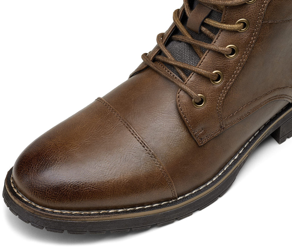 Vostey Men's Boots Boots for Men Casual Boots Motorcycle Combat Ankle Dress Boots Mens