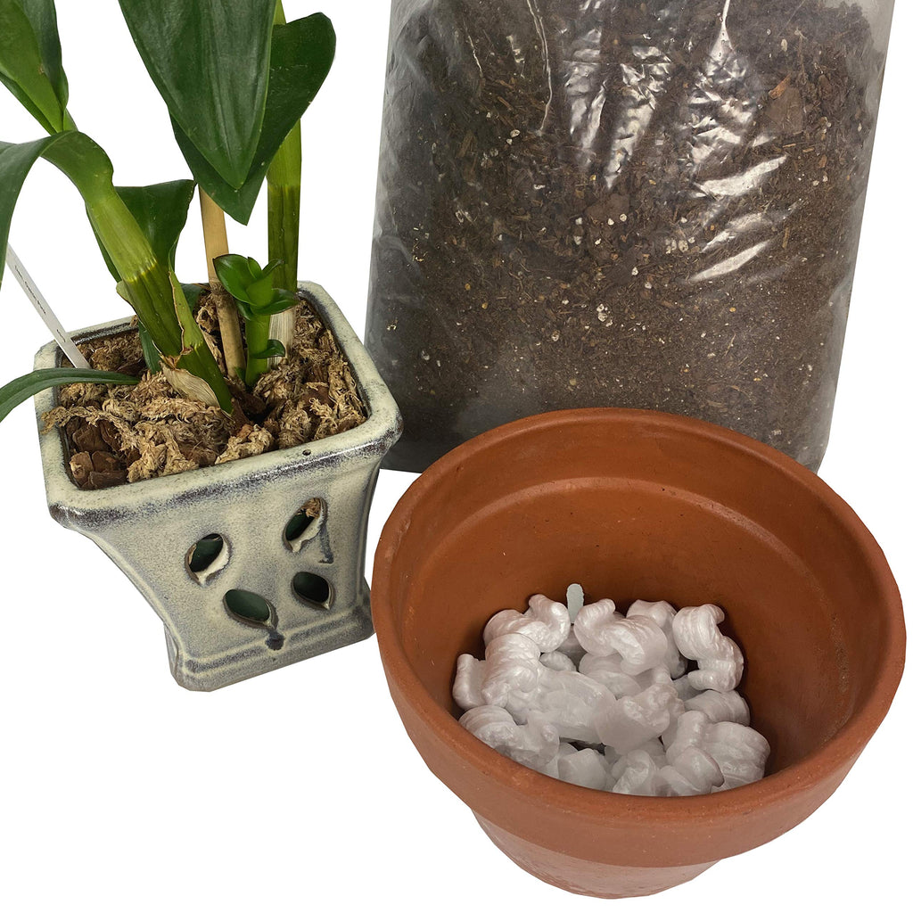 Packing Peanuts, 3.5 Cubic Feet, Beige | Bulk Loose Fill, For Shipping, Moving & Storage, Compostable & Biodegradable, Cushion For Shipping