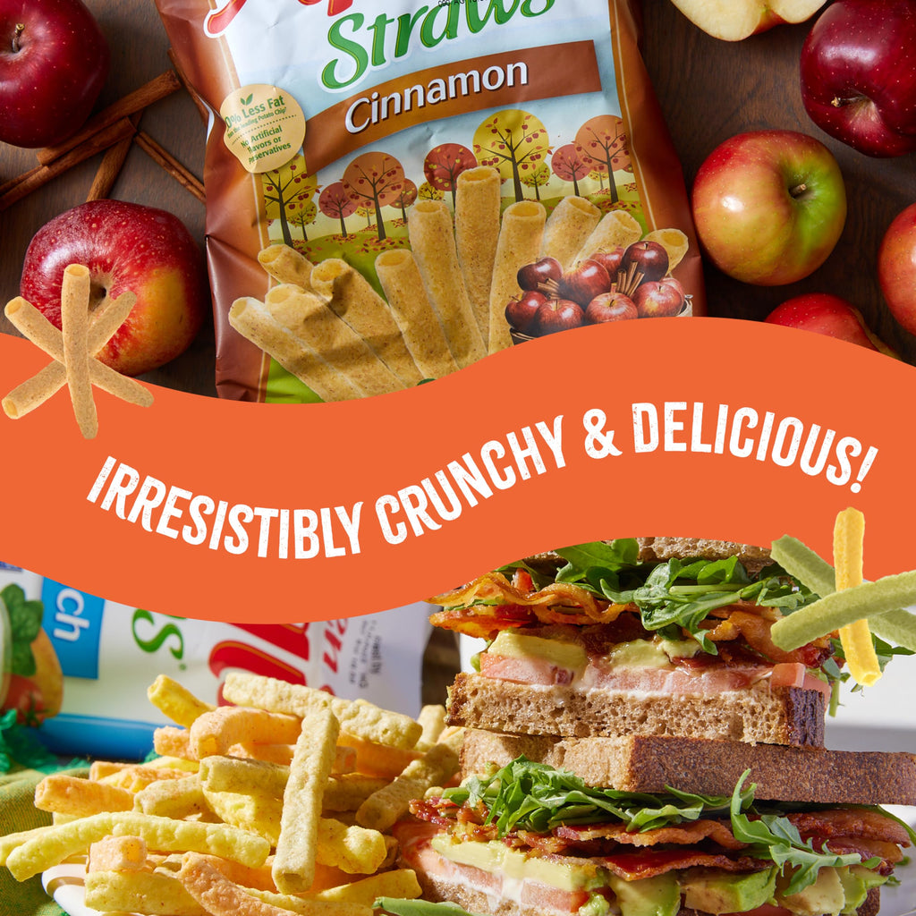Sensible Portions Garden Veggie Snacks - Veggie Straws, Snack Size Variety Pack, Sea Salt & Zesty Ranch, 1 Oz (Pack of 24)