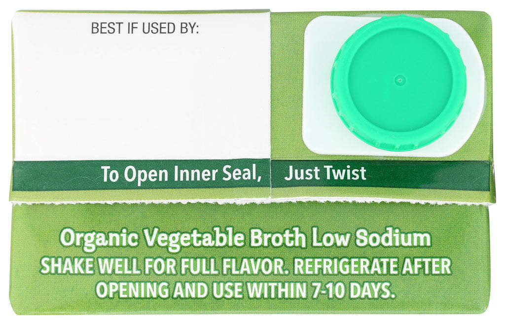 Pacific Foods Organic Low Sodium Vegetable Broth, 32 oz