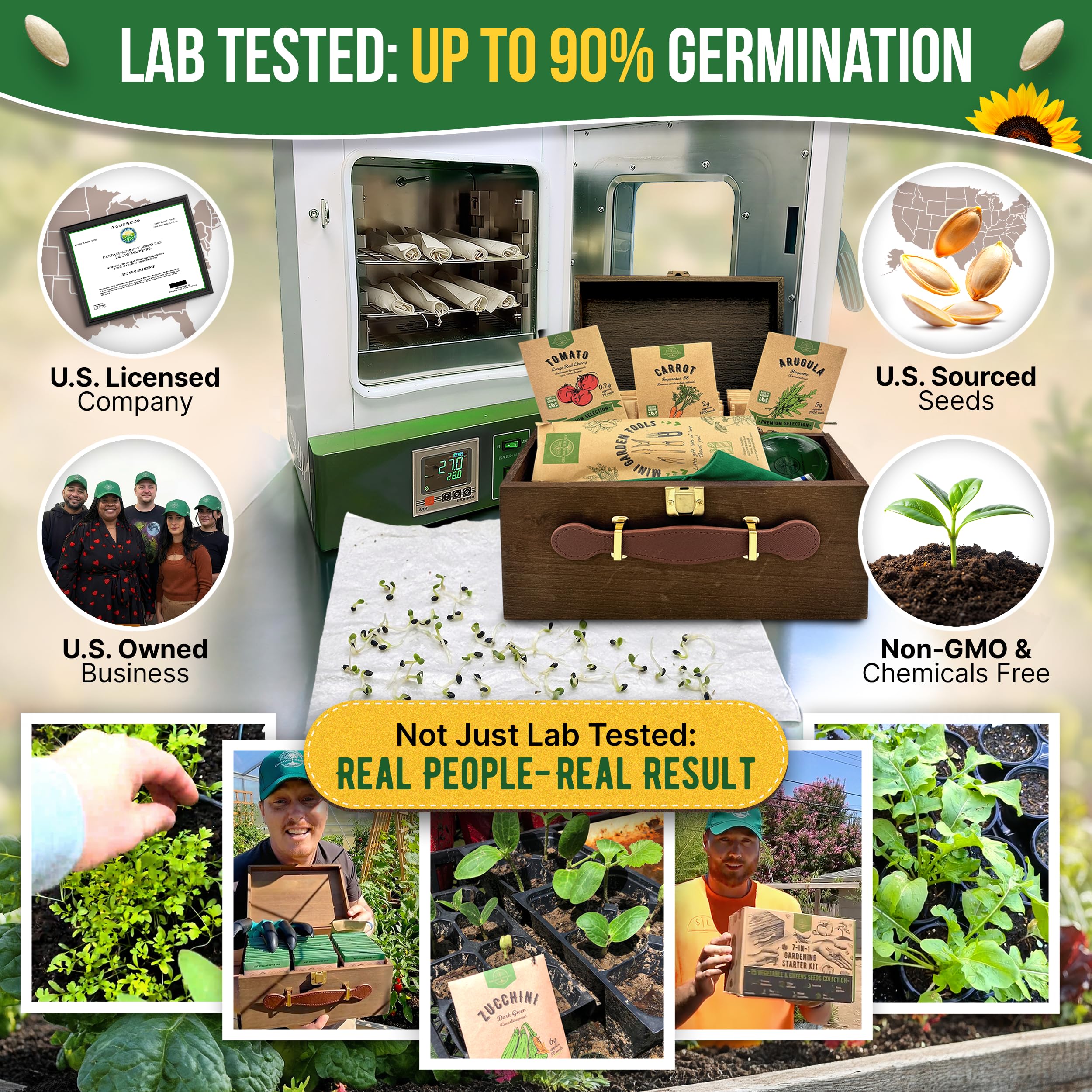 20 Vegetable Seeds Variety Pack - 12,465+ Non-GMO Heirloom Seeds for Planting Vegetables and Fruits in Individual Seed Packets, Home Garden Seed for Hydroponic, Indoor and Outdoors Gardening