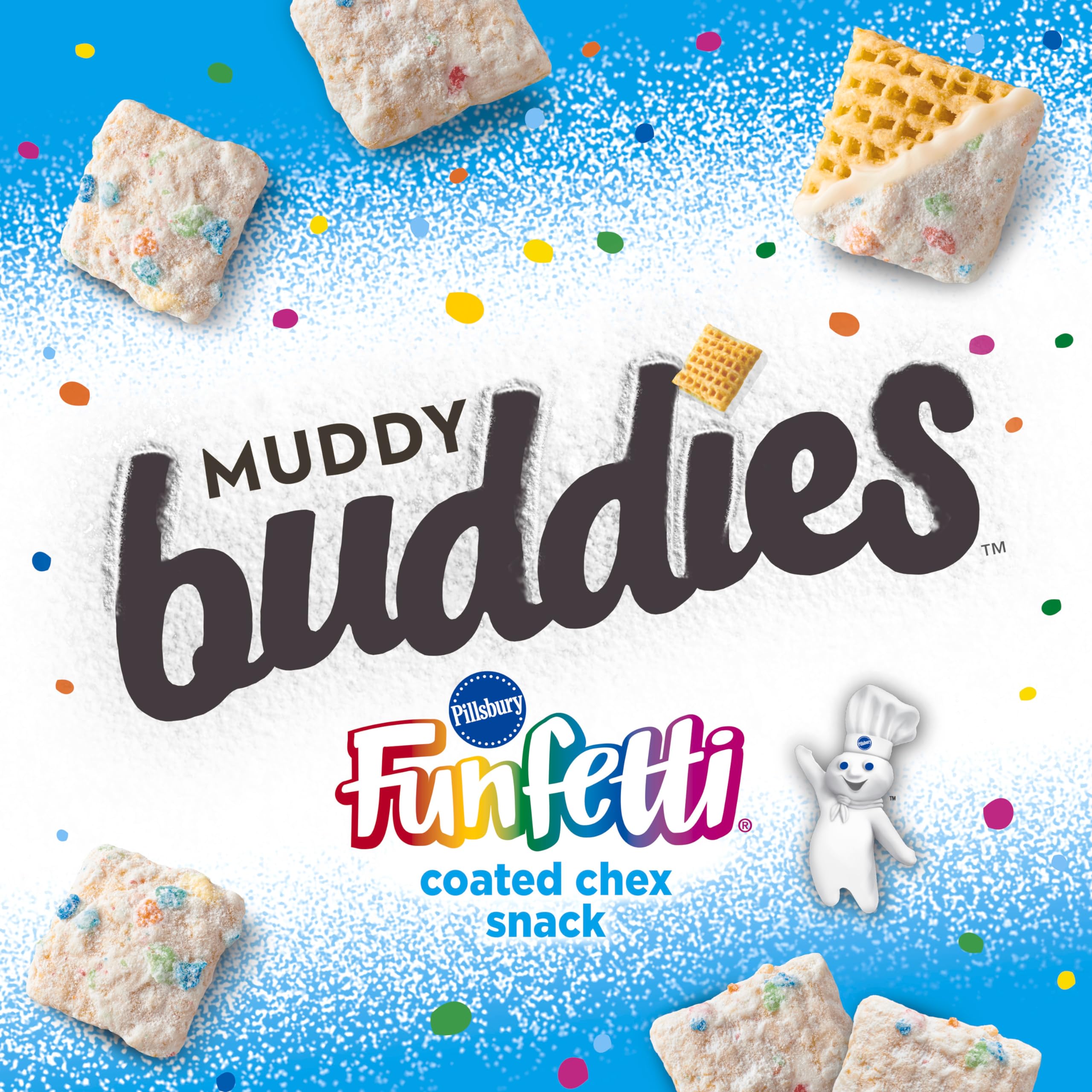 Chex Mix Muddy Buddies, OREO Cookies and Cream Snack Mix, 9 oz