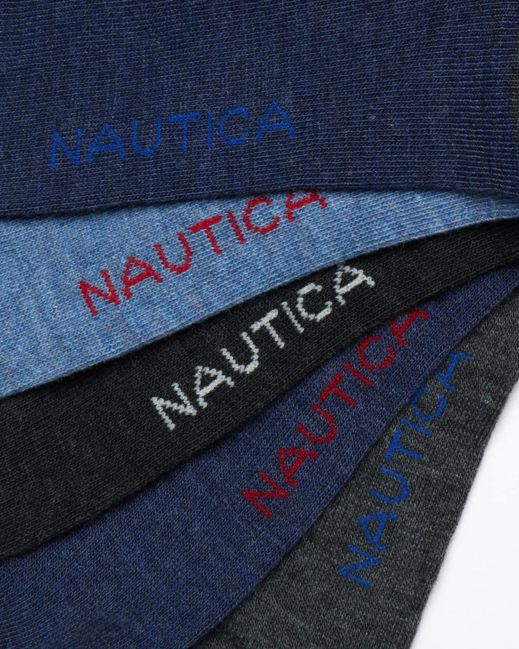 Nautica Mens Dress Socks - 5 Pack Breathable Comfort Stretch Crew-Length Work Socks for Men for Business Formal Wear (6-12.5)