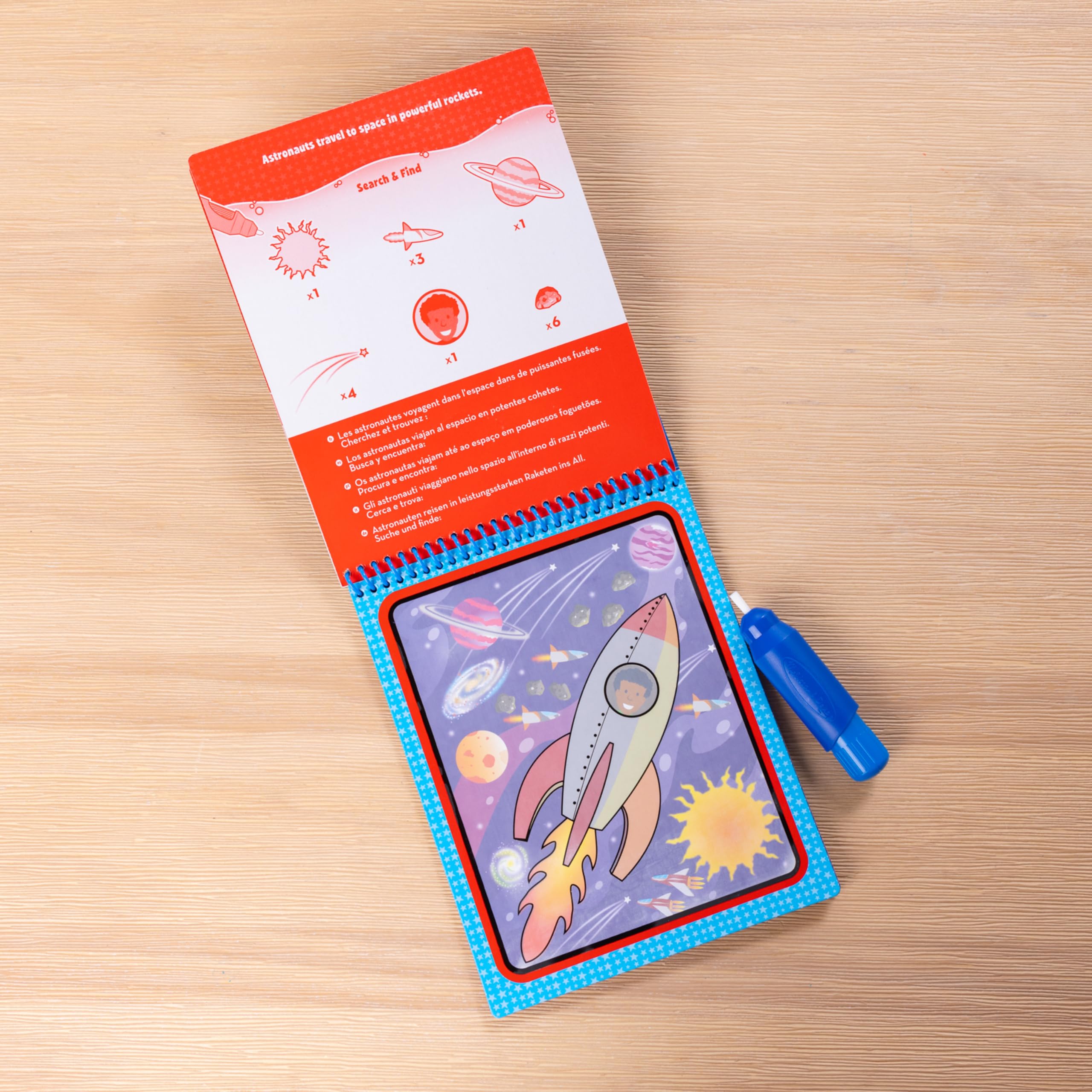 Melissa & Doug On The Go Water Wow! Reusable Water-Reveal Activity Pad – Adventure