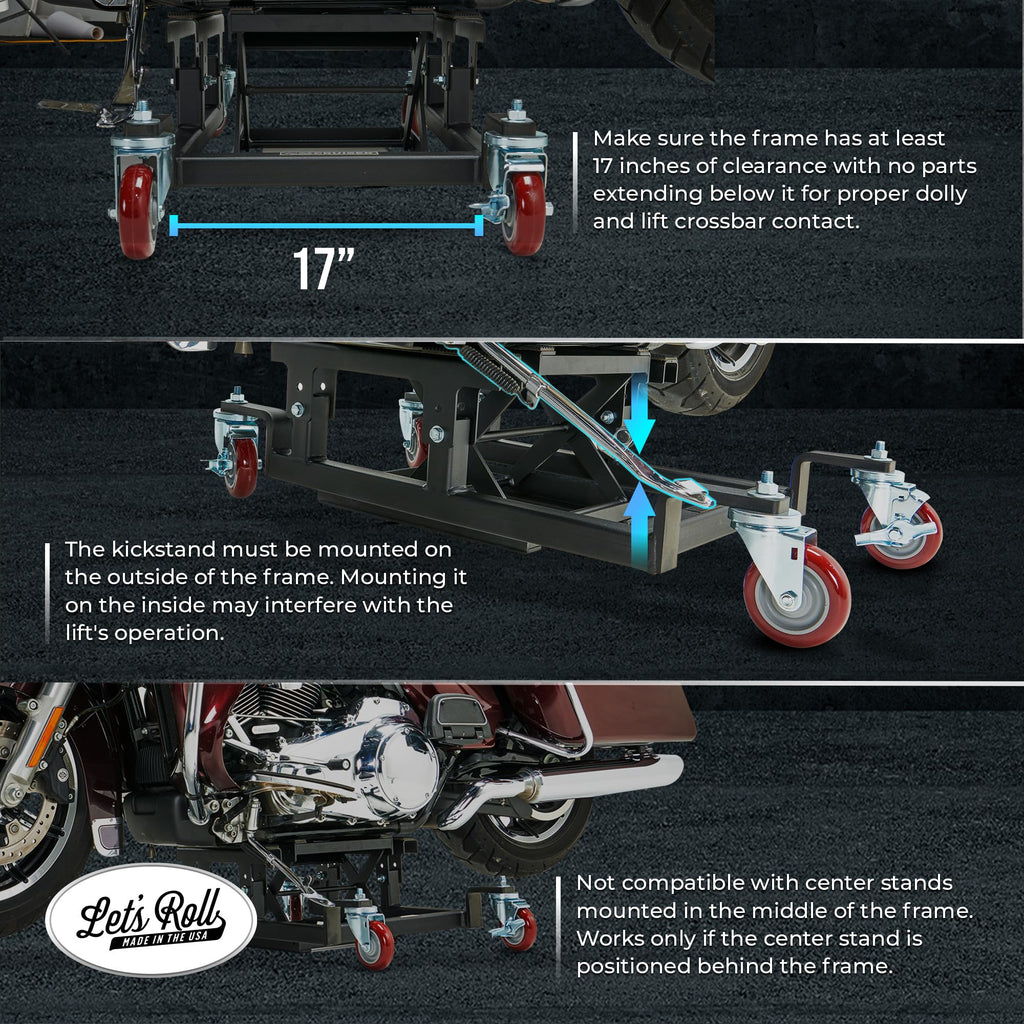 Dolly, Apexx Pro Lift Jack, & Wall Rack