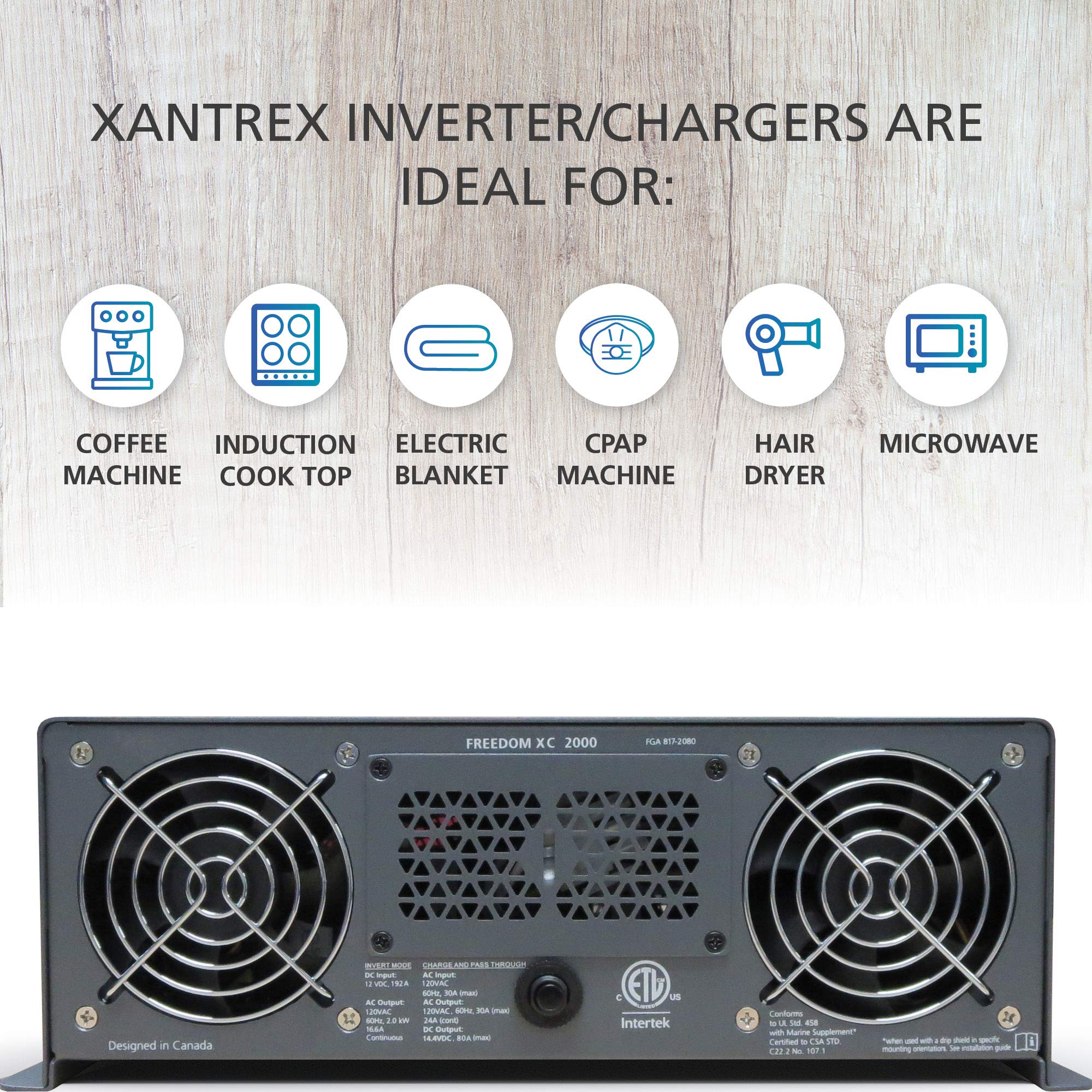 Xantrex Freedom XC 2000 817-2080 Power Inverter