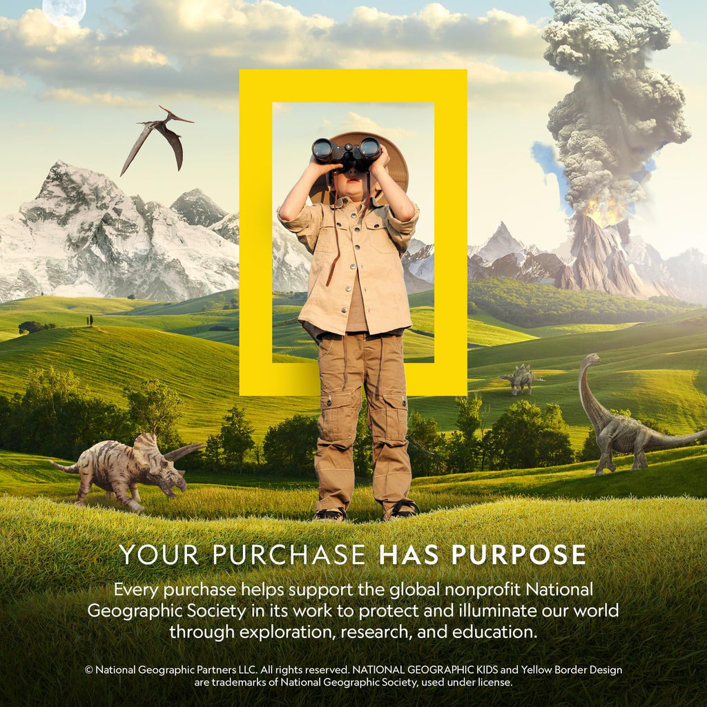 National Geographic Break Open 4 Geodes Science Kit – Includes Goggles and Display Stand - STEM Science Gift for Boys and Girls, Break Your Own Geodes with Crystals (Amazon Exclusive)