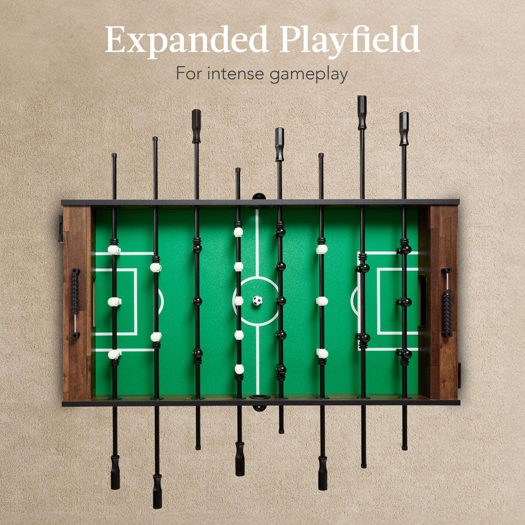 Best Choice Products Full Size 54 Inch Regulation Foosball Table for Home, Game Room - Includes 2 Balls, 2 Cup Holders