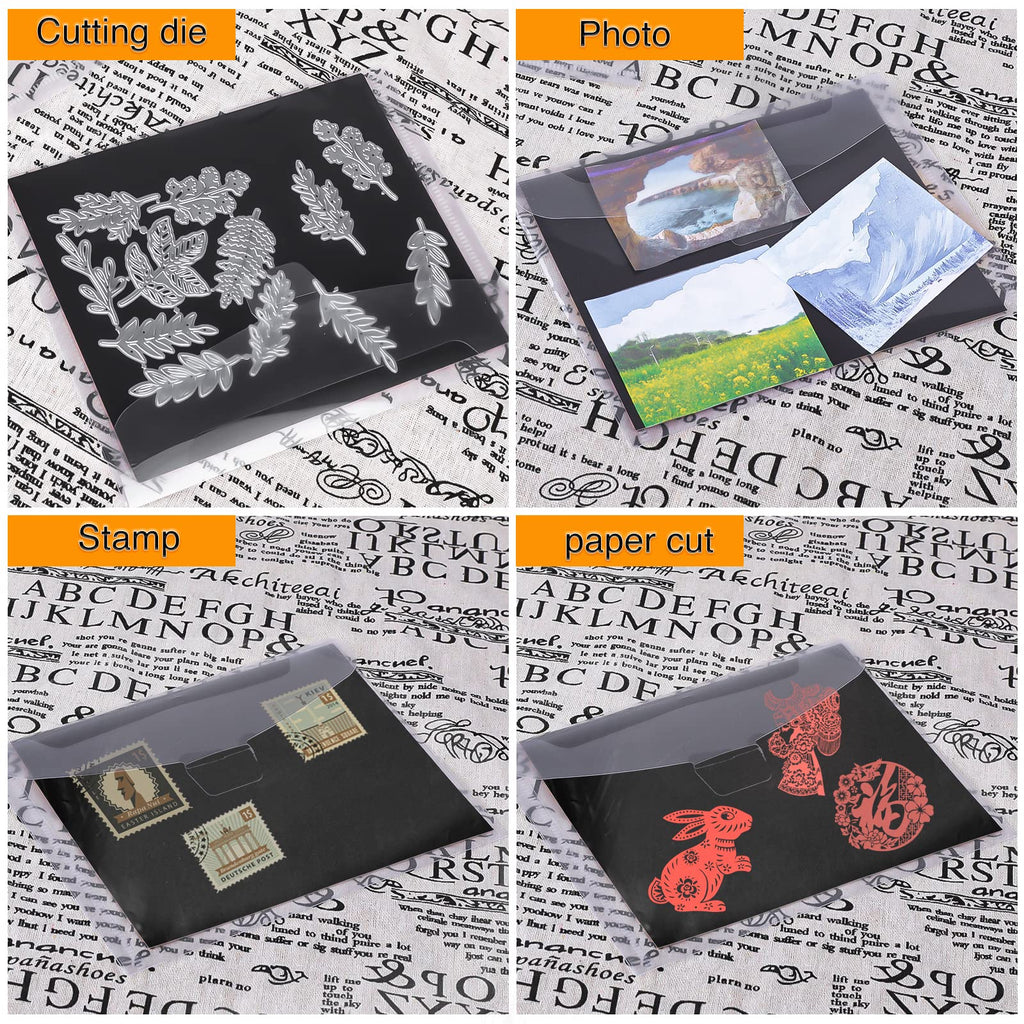 20 PCS Stamp and Die Storage Bag and Rubber Magnetic Sheets,die Storage Set for Storage Die Cutting, DIY Scrapbooking