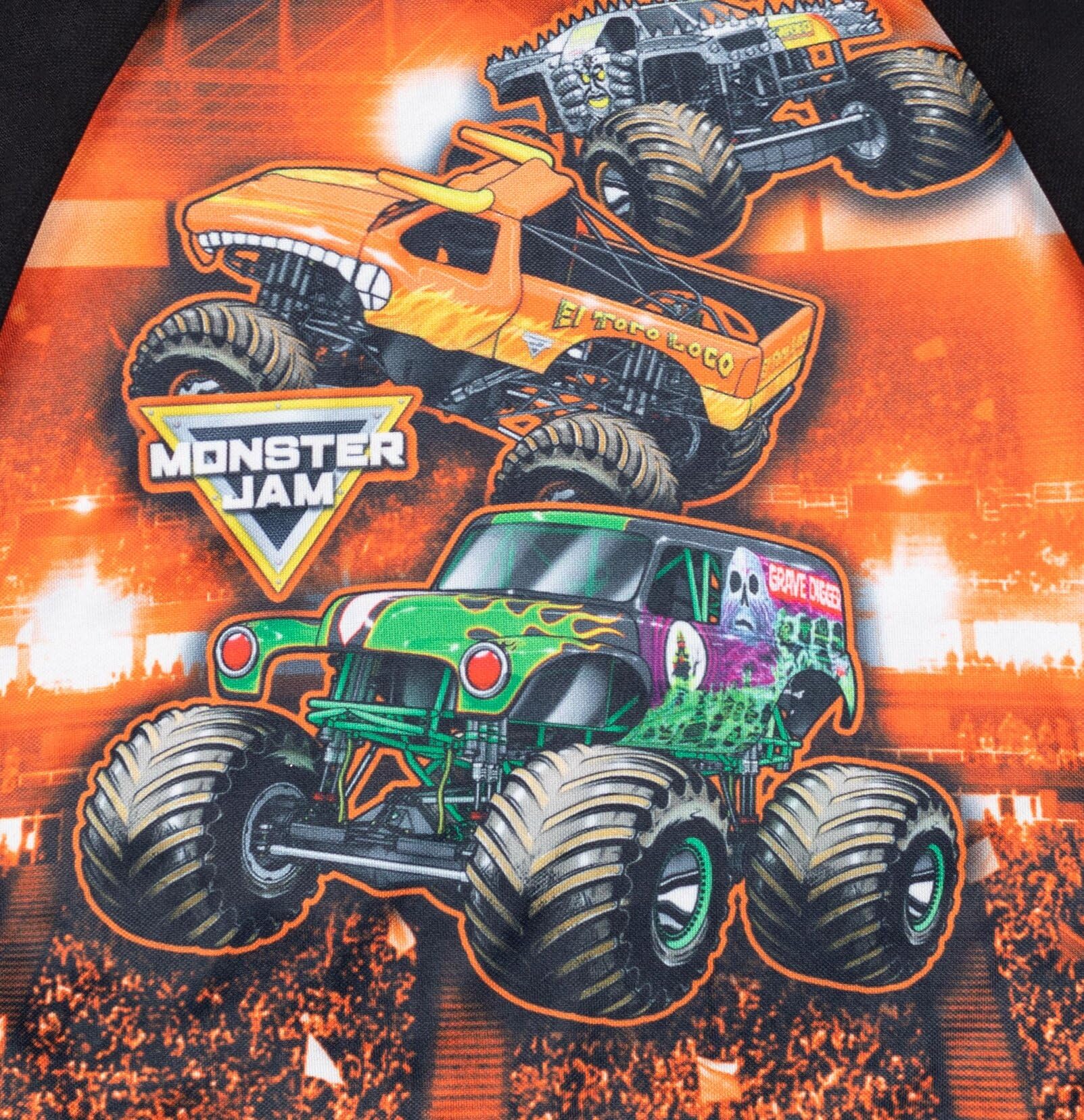 Monster Jam Boys' Fleece Pullover Hoodie Toddler to Big Kid