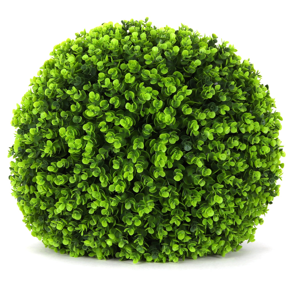 3rd Street Inn XL Baby's Breath Topiary Ball - Artificial Plant Set - Indoor/Outdoor Wedding Party Decor - Faux Foliage Garden Sphere - Tree and Bush Substitute (19")