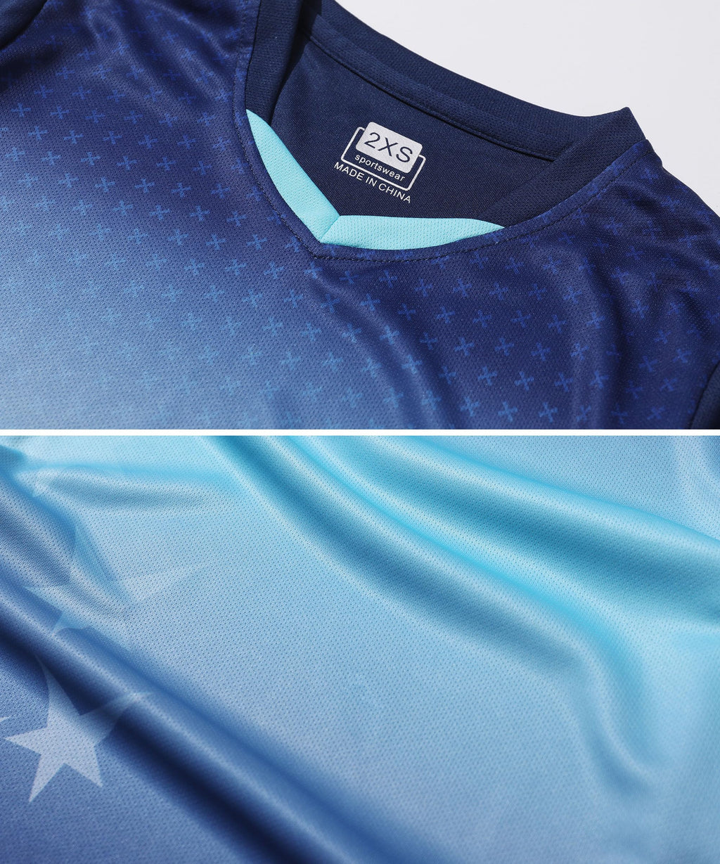 M2C Boys 2-Pack Jersey Soccer Knit Set Sport Team Uniform Shirt and Shorts