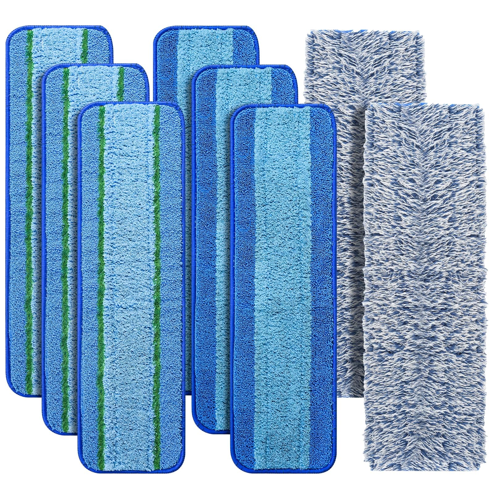 3 Pack Deep Clean Pads for Bona Family of Mops | Washable & Reusable Microfiber Cleaning Pad for Hardwood and Multi-Surface