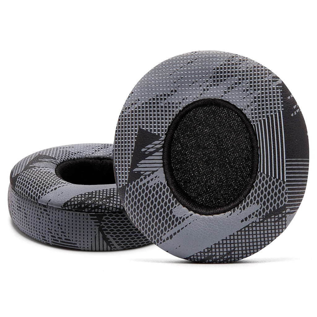 WC Extra Thick Replacement Earpads for Beats Solo 2 & 3 by Wicked Cushions - Ear Pads for Beats Solo 2 & 3 Wireless ON-Ear Headphones - Soft Leather, Luxury Memory Foam, Strong Adhesive | 90's Black
