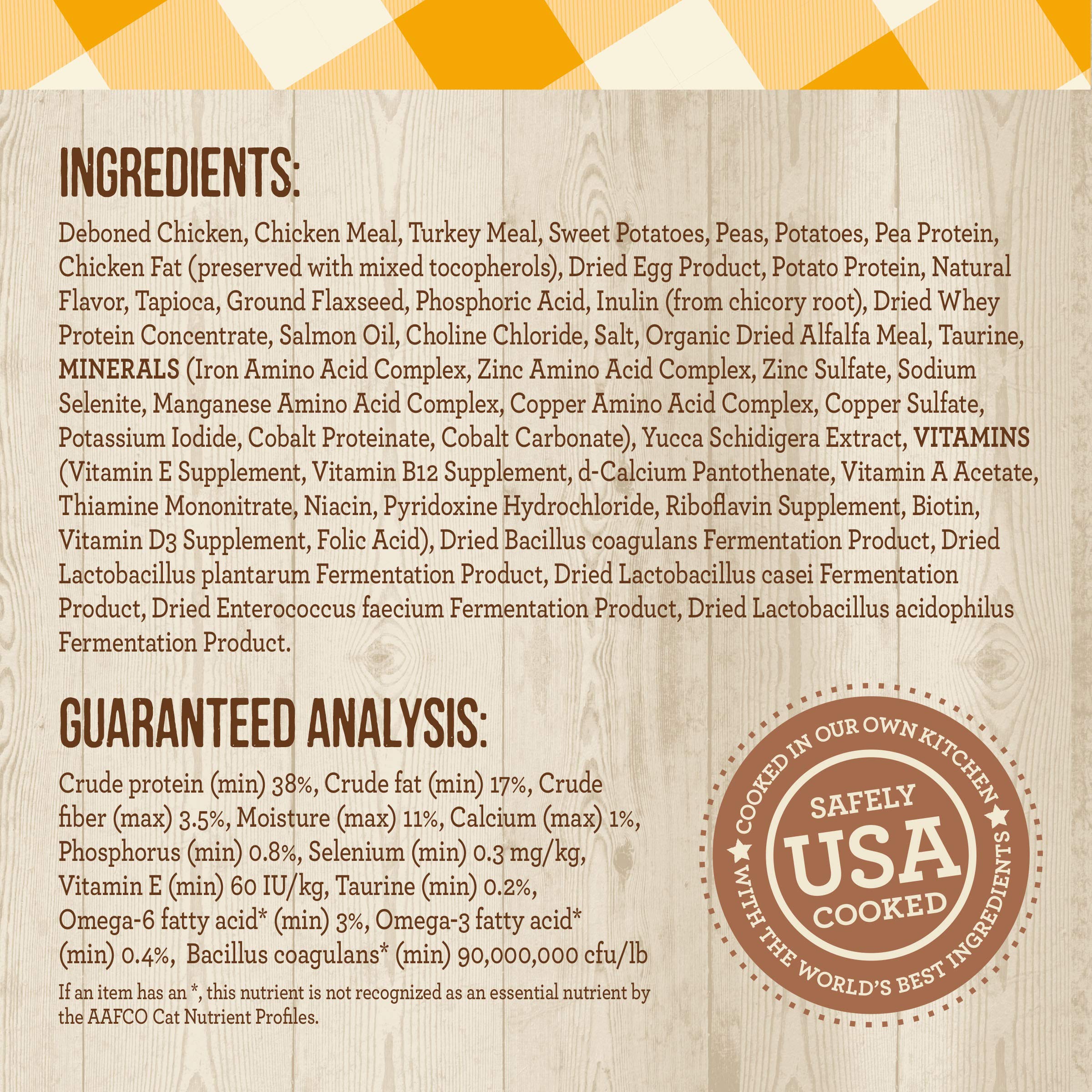 Merrick Purrfect Bistro Grain Free Natural Dry Cat Food For Adult Cats, Real Chicken And Sweet Potato Recipe - 12 lb. Bag