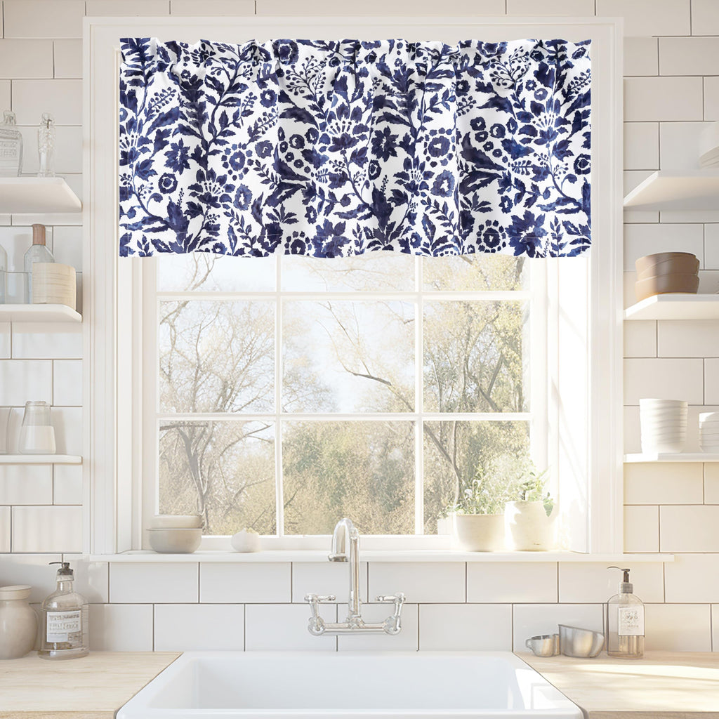 DriftAway Julia Lined Valance Double Layer Thermal Insulated Room Darkening Blackout Valances 3 Inch Rod Pocket Window Valance for Bathroom Living Room 52 Inch by 18 Inch Blush