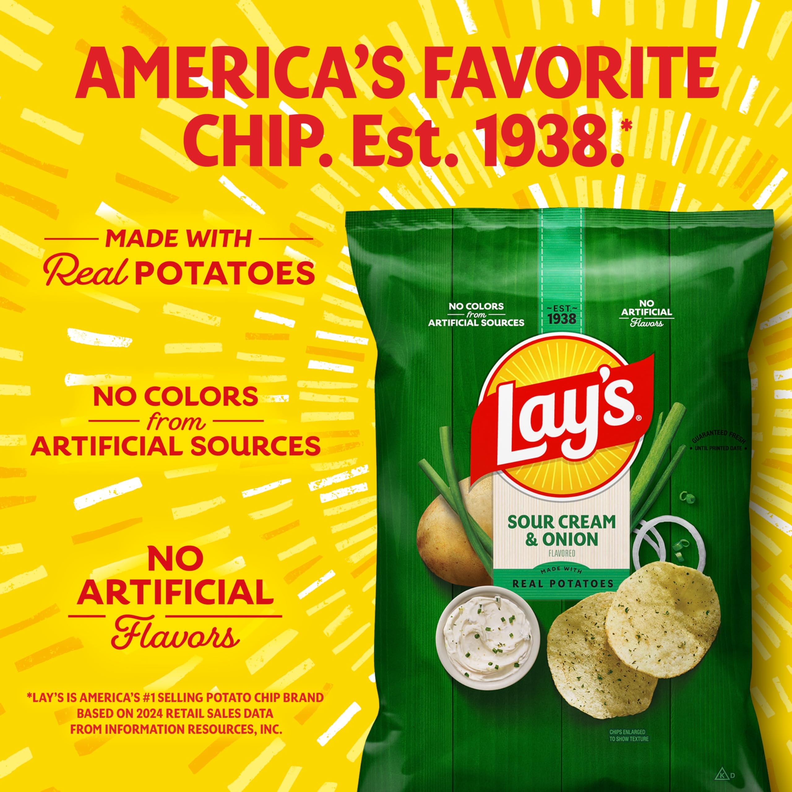 Lay's Barbecue Flavored Potato Chips, 12.5 Oz