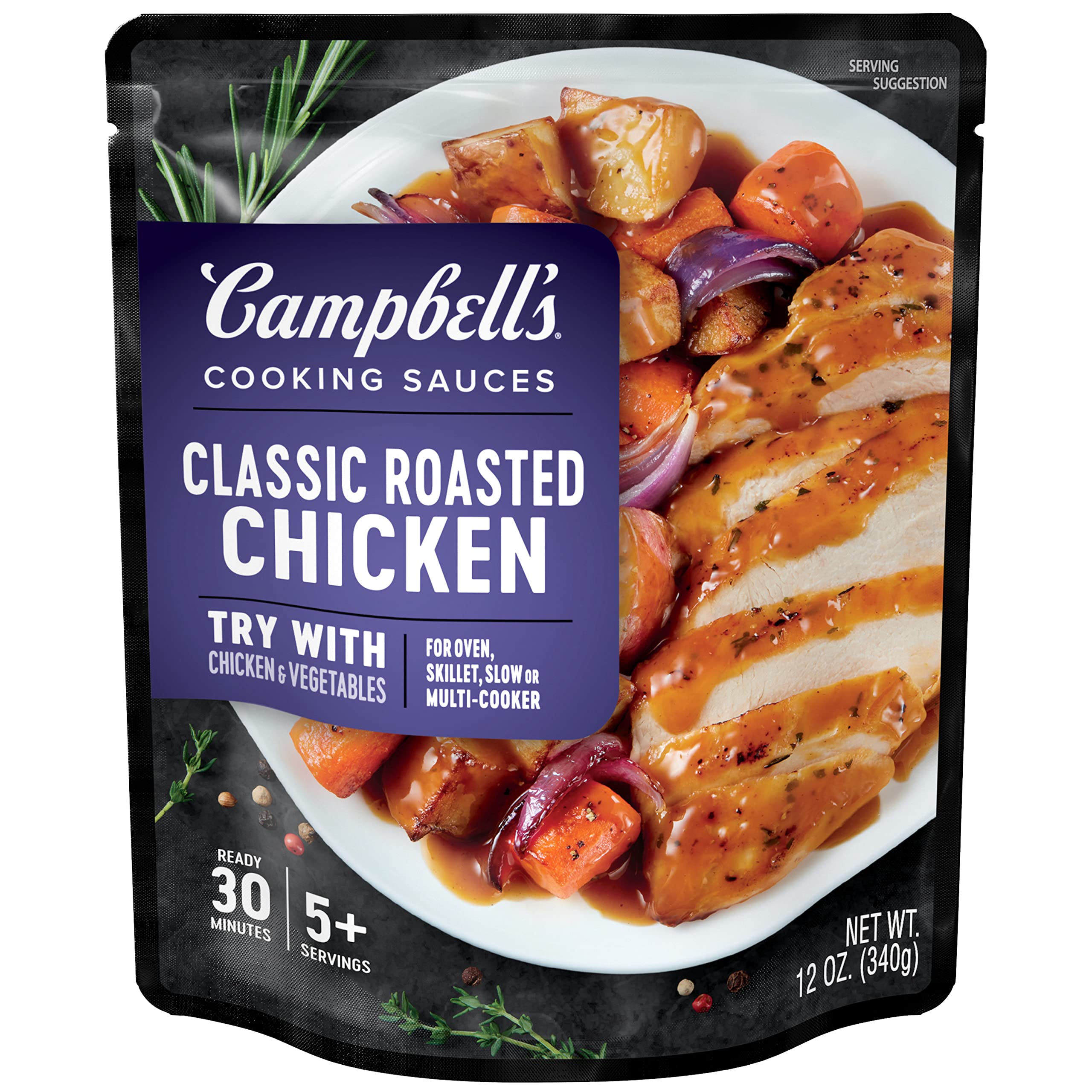 Campbell's Cooking Sauces, Hearty Beef Stew, 12 Oz Pouch