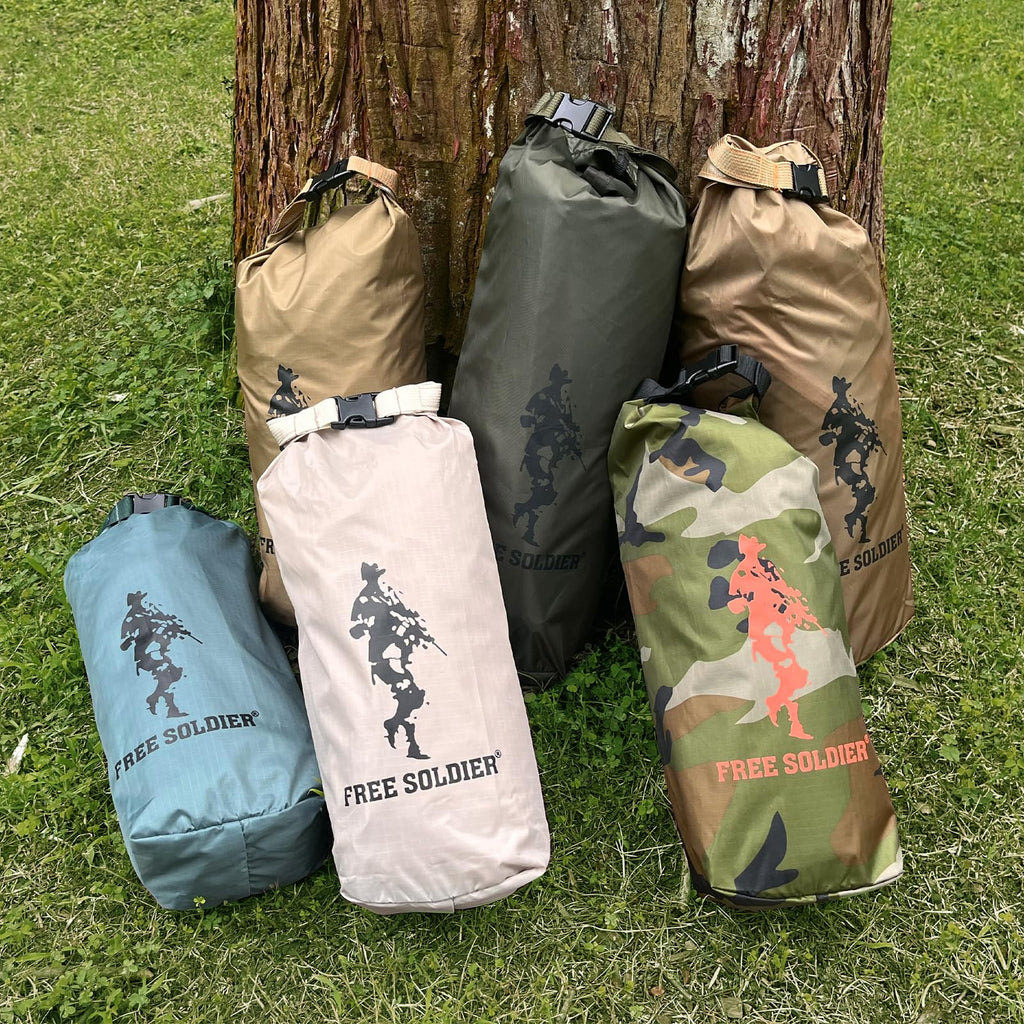 Free Soldier Waterproof Portable Tarp Multifunctional Outdoor Camping Traveling Awning Backpacking Tarp shelter Rain Tarp