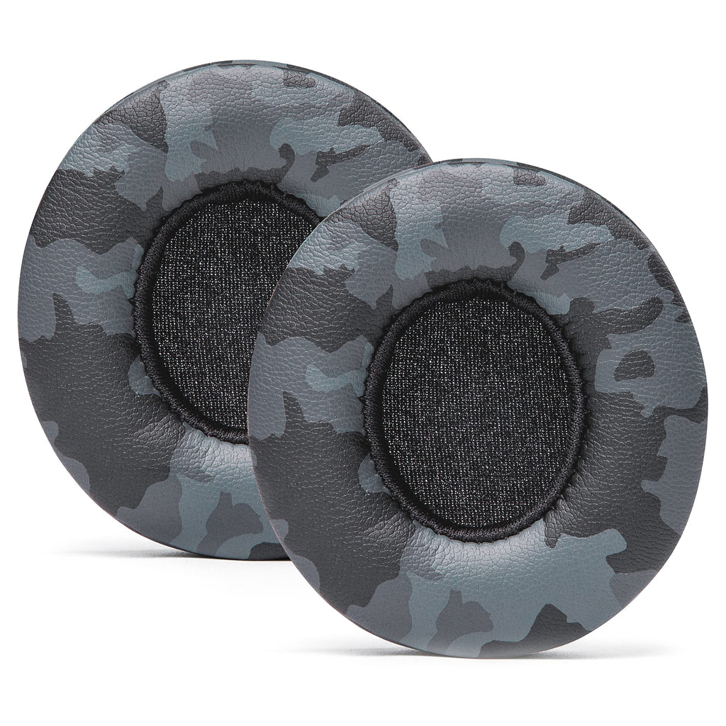 WC Extra Thick Replacement Earpads for Beats Solo 2 & 3 by Wicked Cushions - Ear Pads for Beats Solo 2 & 3 Wireless ON-Ear Headphones - Soft Leather, Luxury Memory Foam, Strong Adhesive | 90's Black