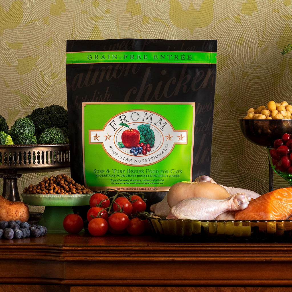 Fromm Four-Star Nutritionals Beef Livattini Veg Cat Food - Premium Dry Cat Food - Beef Recipe - 4 lb